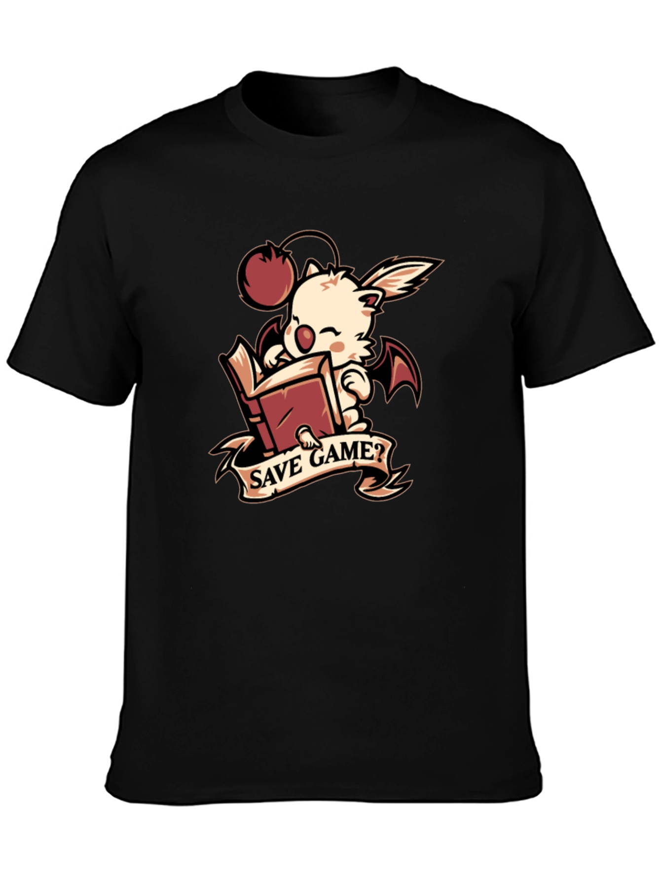 Save Game? T-Shirt - Moogle Inspired Design