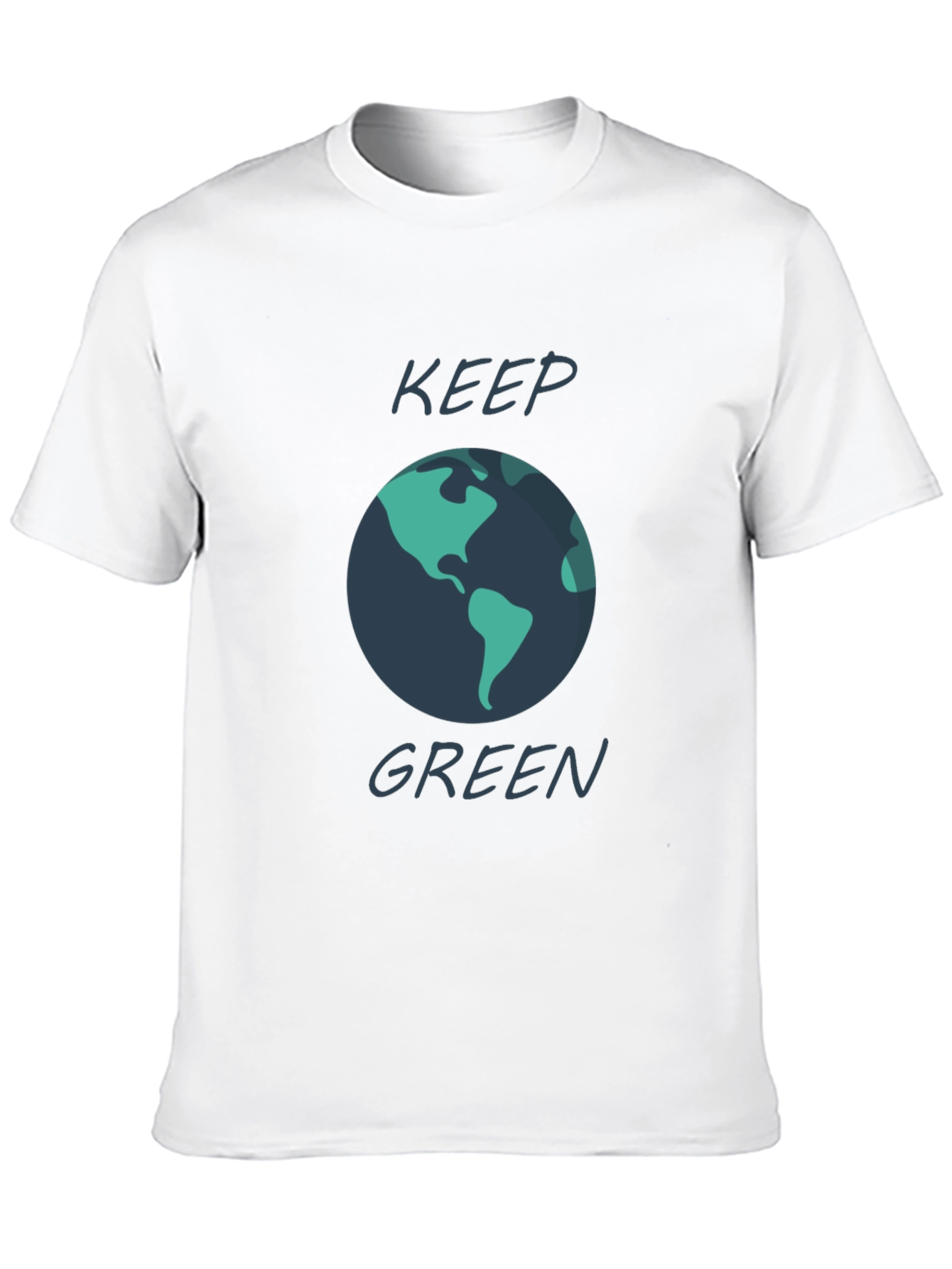 Keep Green Graphic Tee - Eco-Friendly Shirt