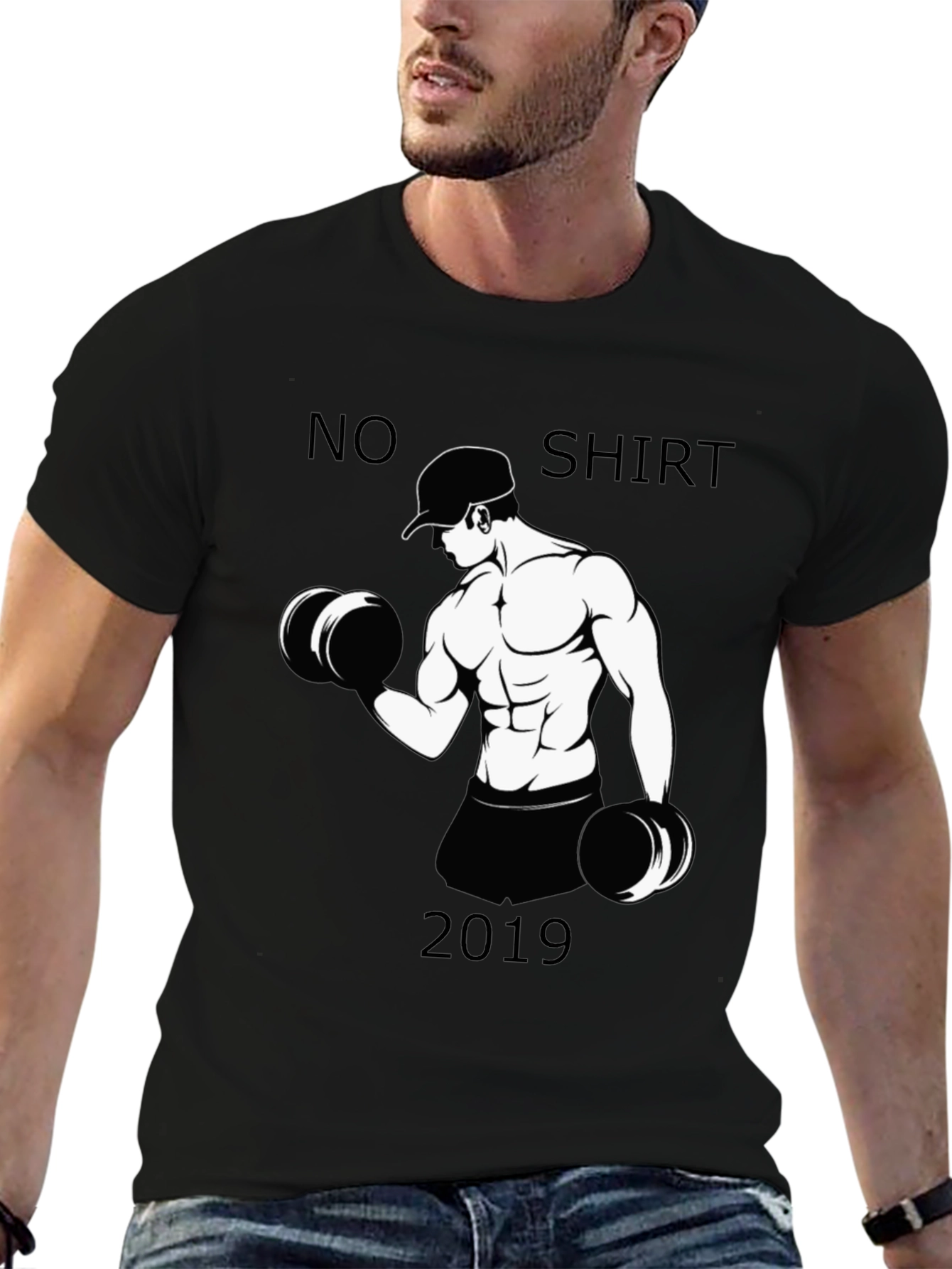 Funny No Shirt 2019 Workout T-Shirt