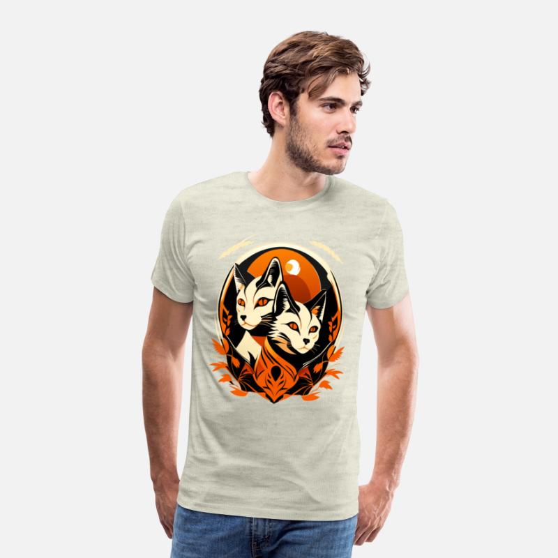 Two Cats Are Interested In Exciting Events.