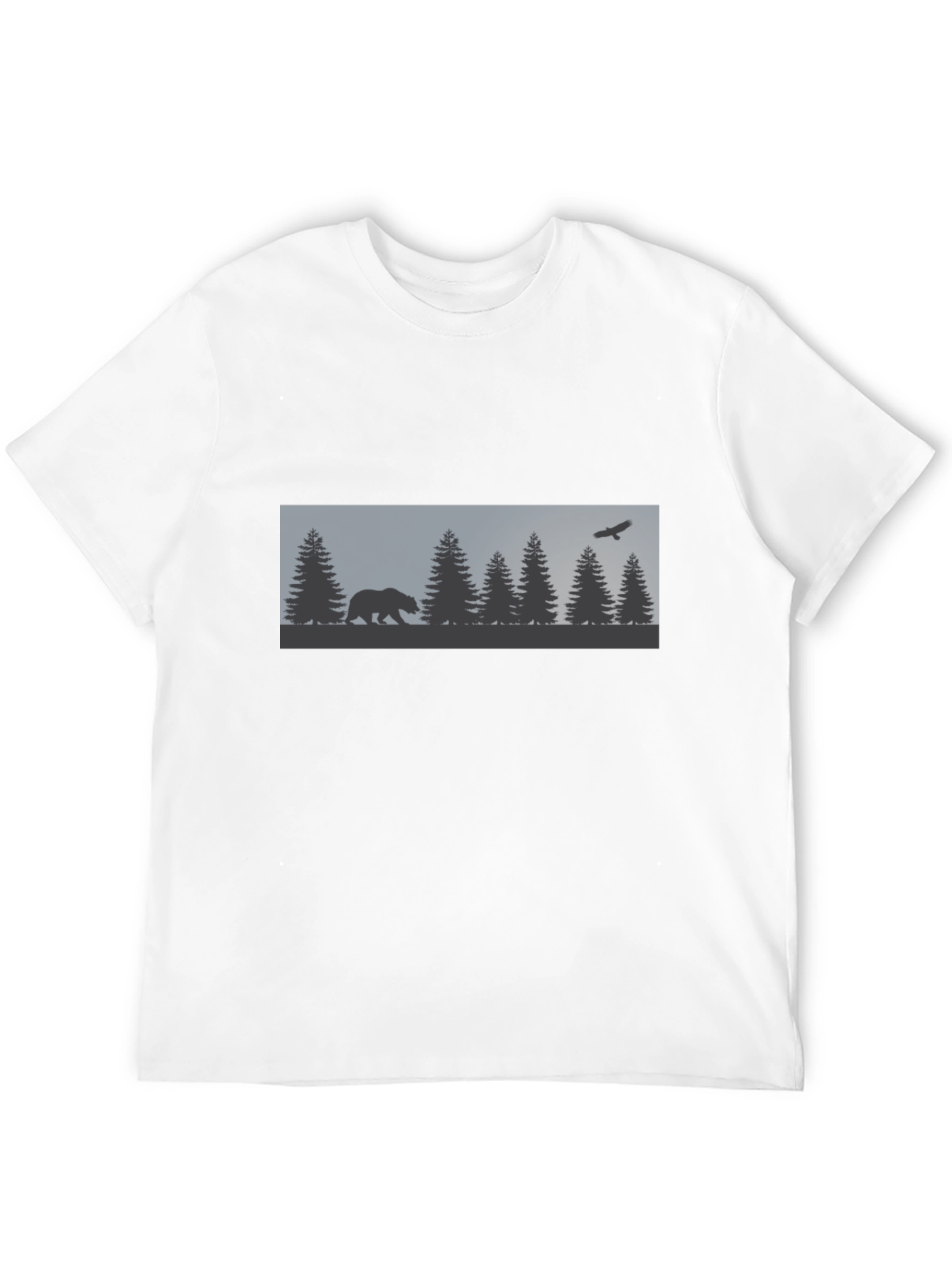 Nature Bear Graphic T-Shirt