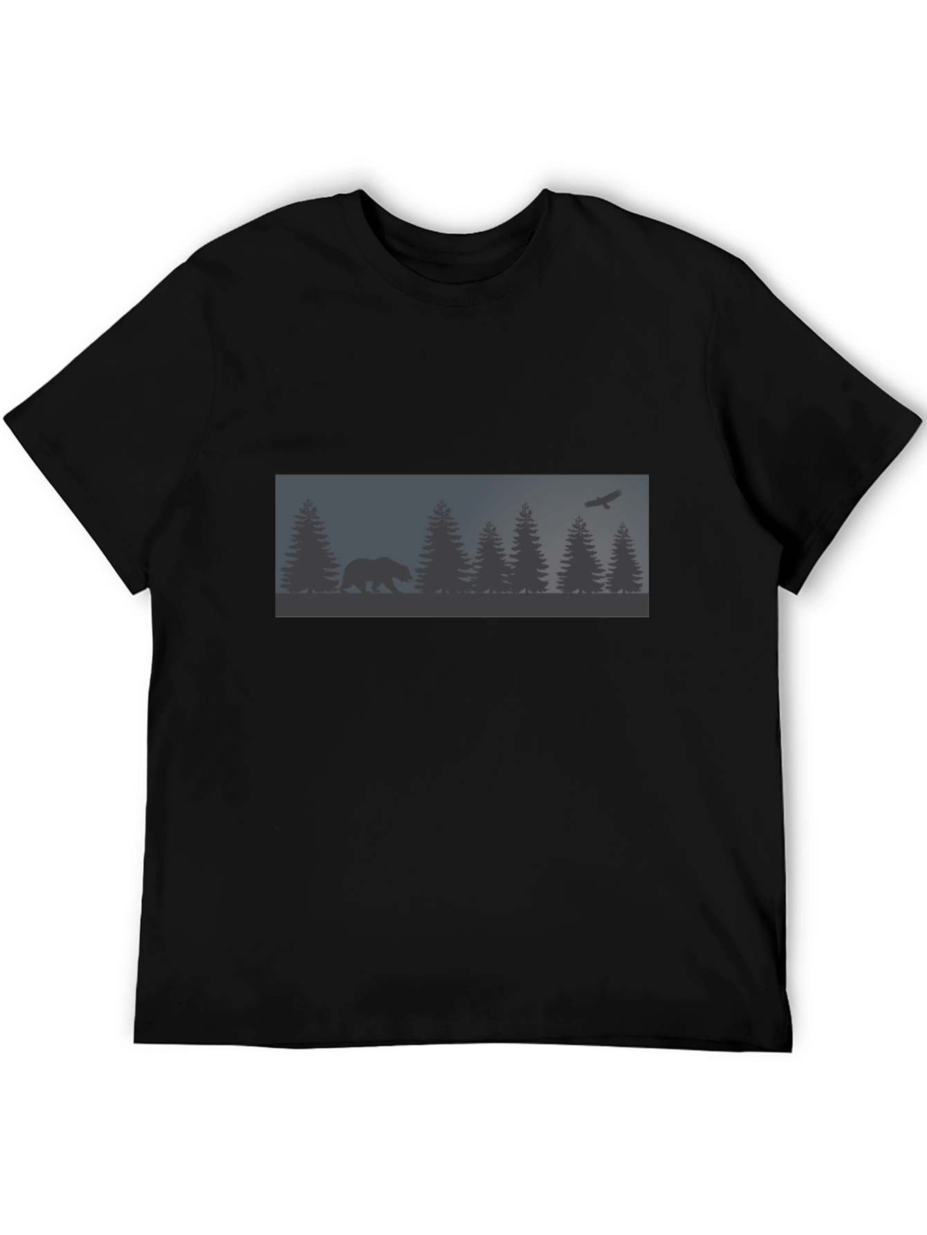 Nature Bear Graphic T-Shirt