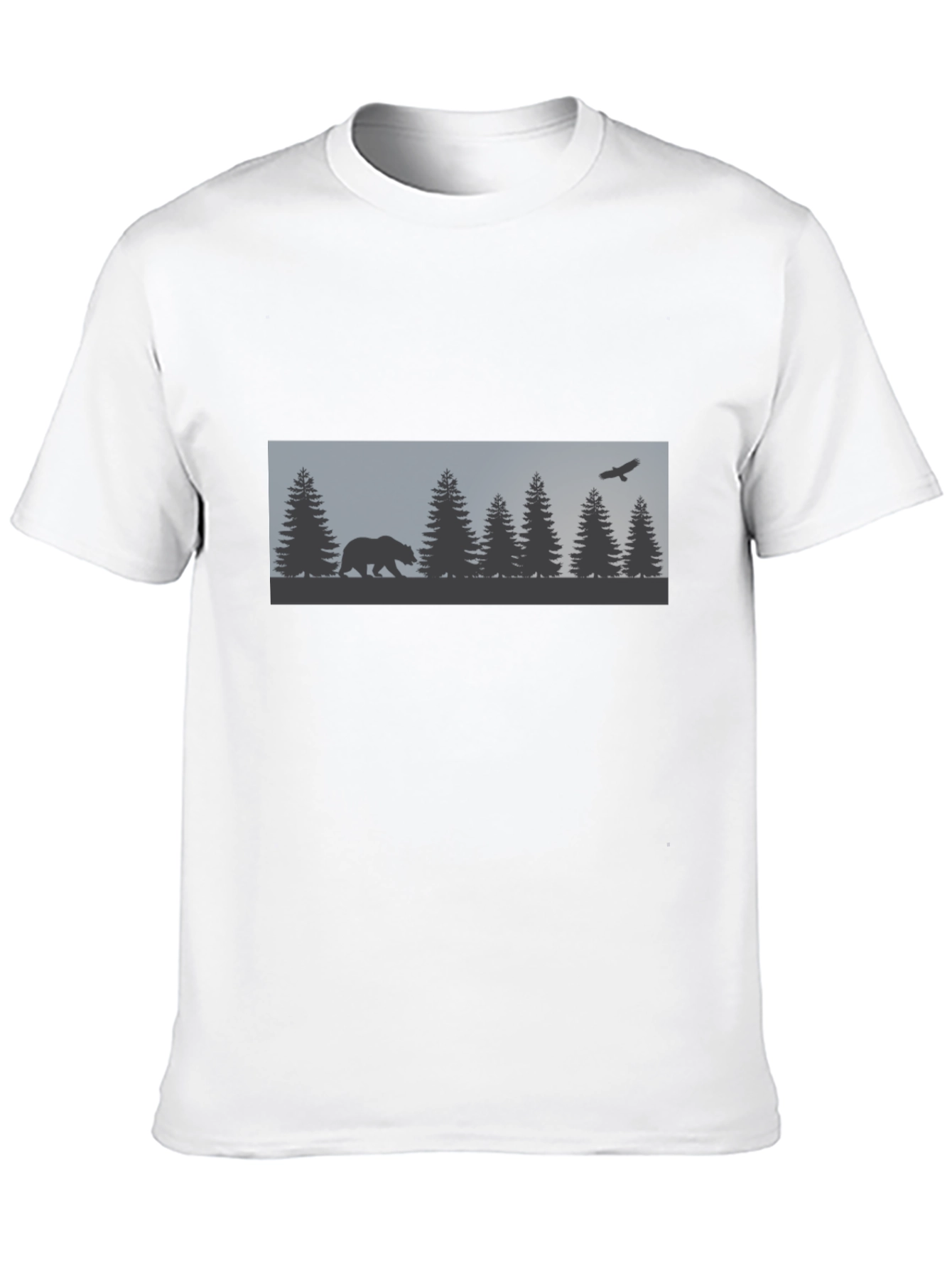 Nature Bear Graphic T-Shirt
