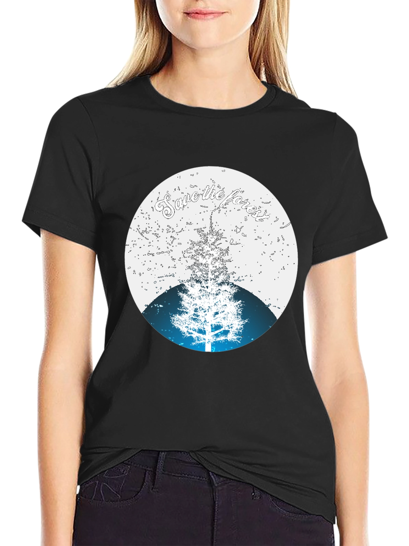 Save the Forest Tee - Black