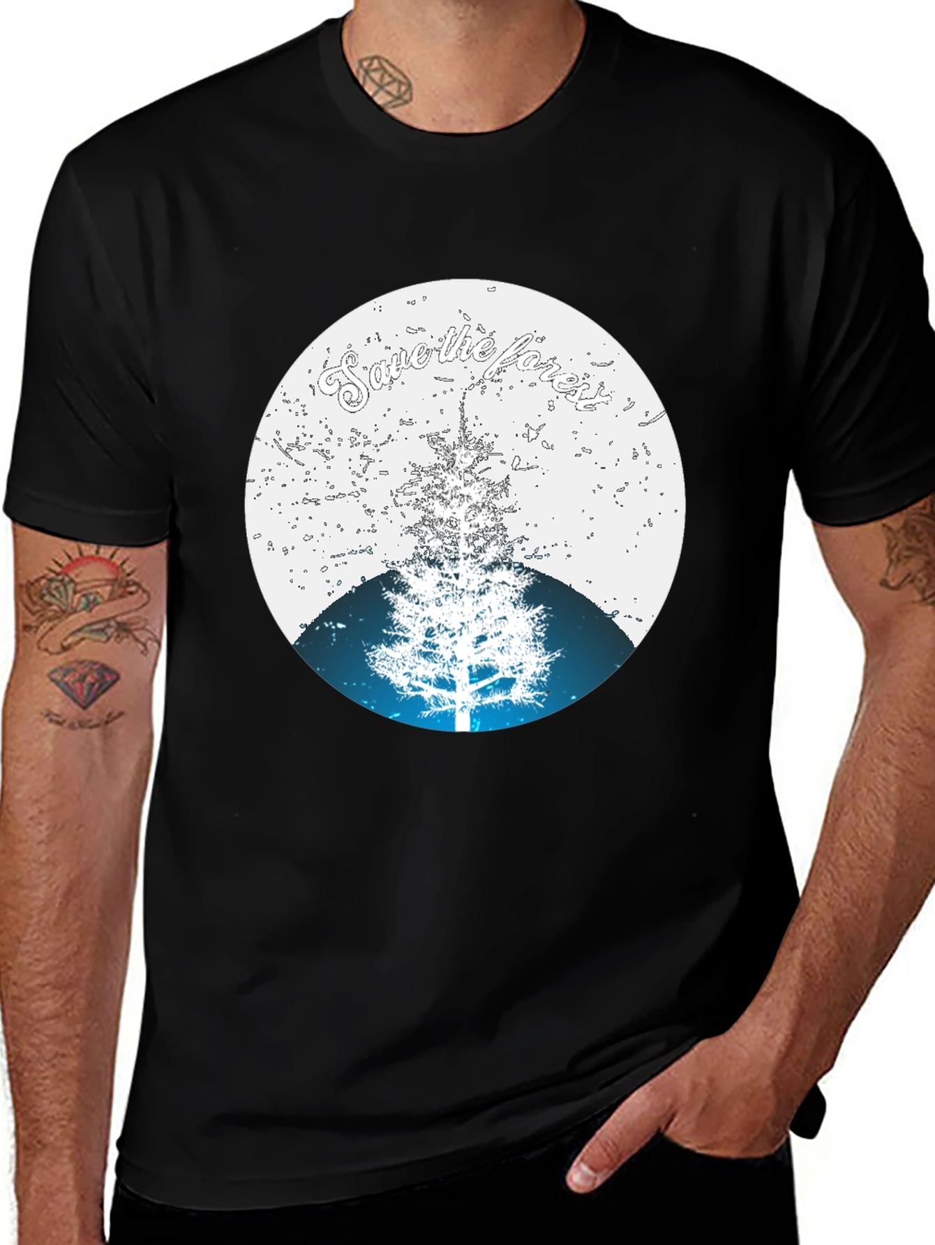 Save the Forest Tee - Black