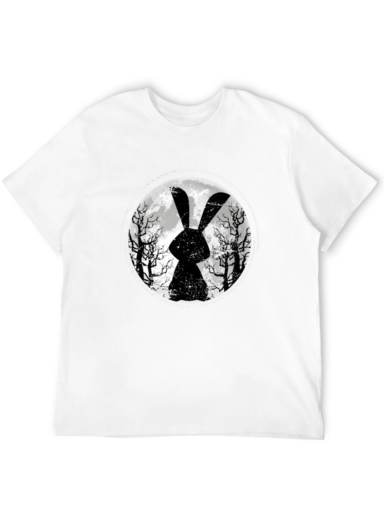 Black Rabbit Moon Graphic Tee