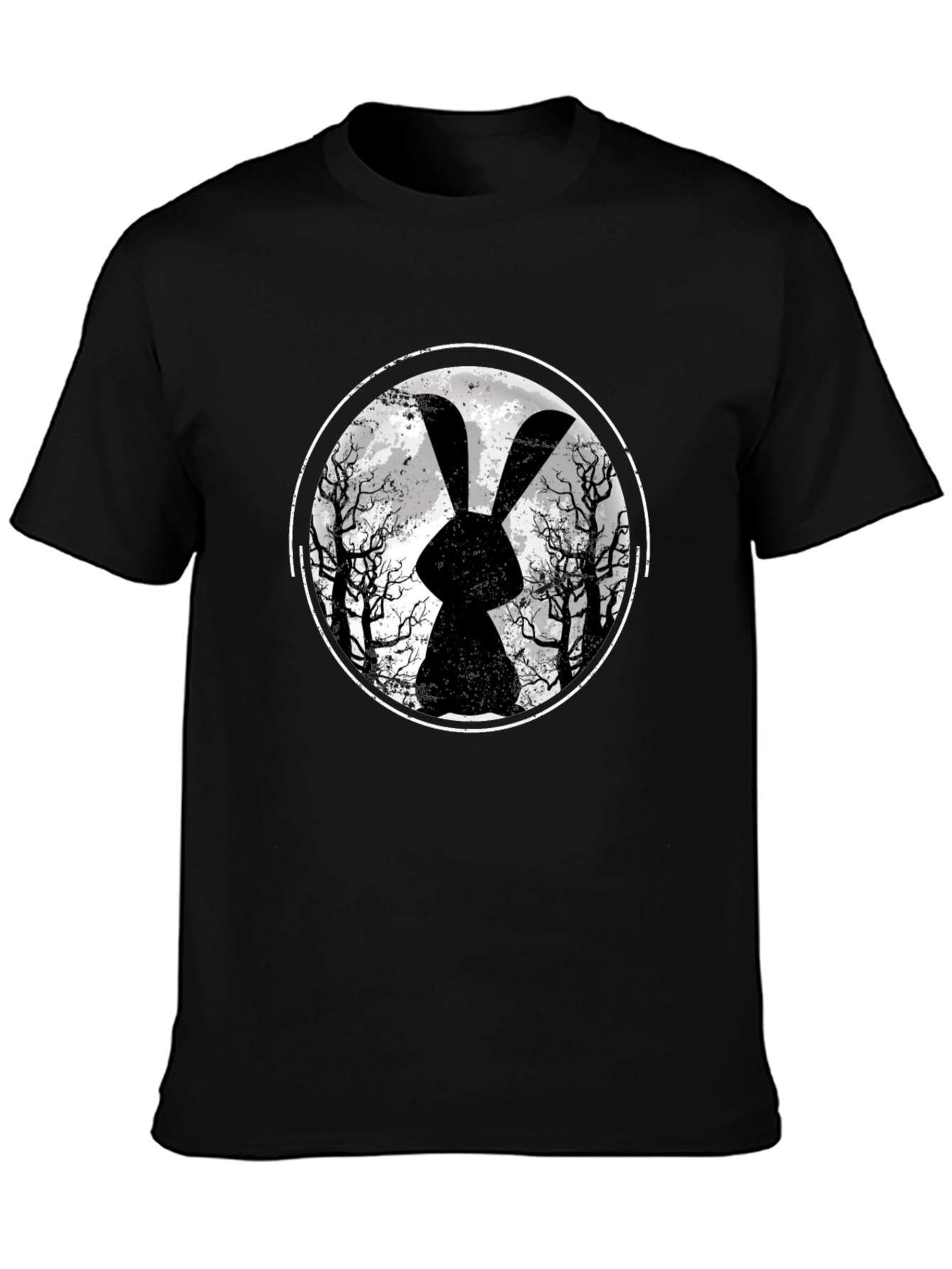 Black Rabbit Moon Graphic Tee