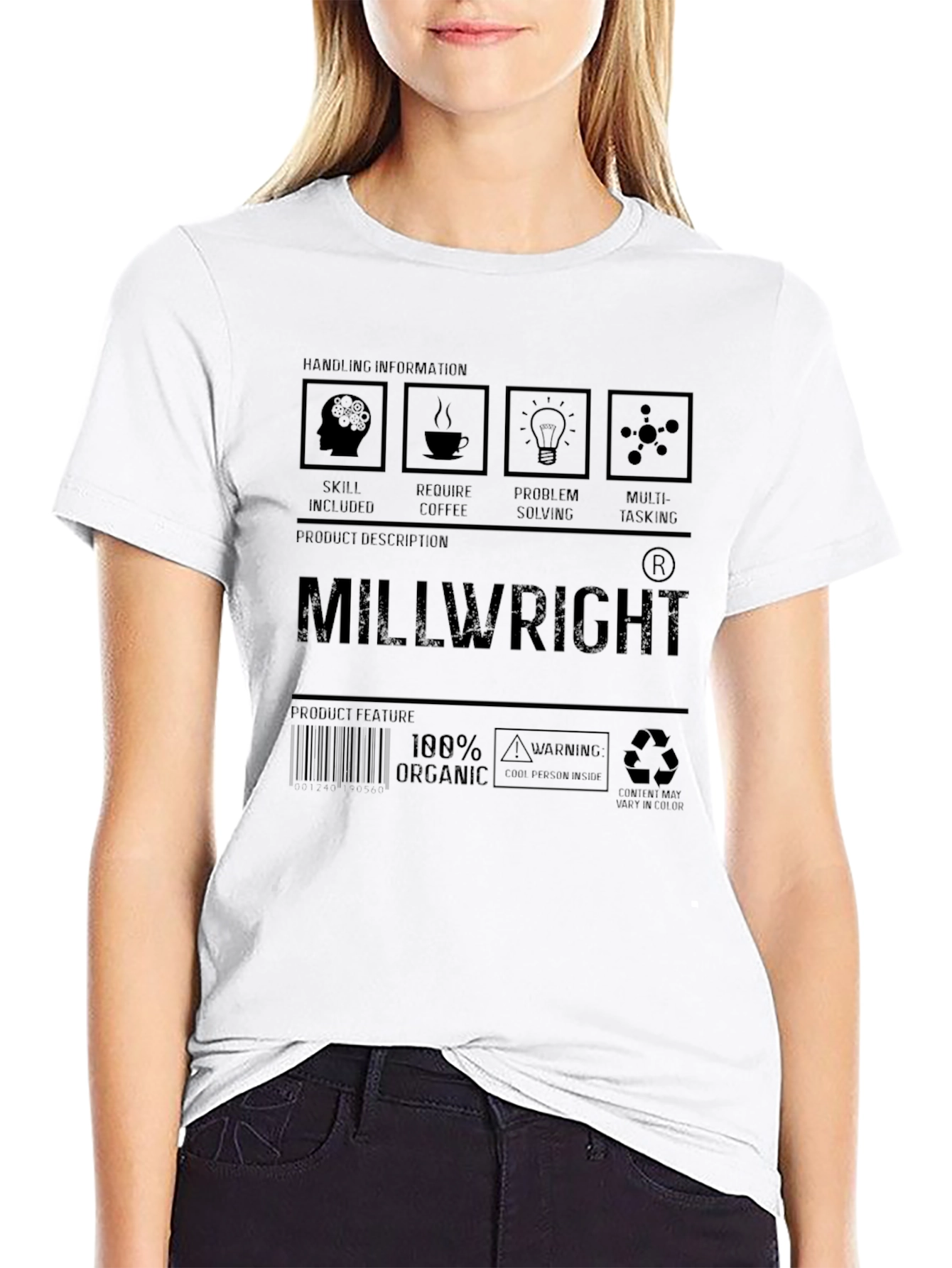 Millwright Skills T-Shirt - 100% Organic