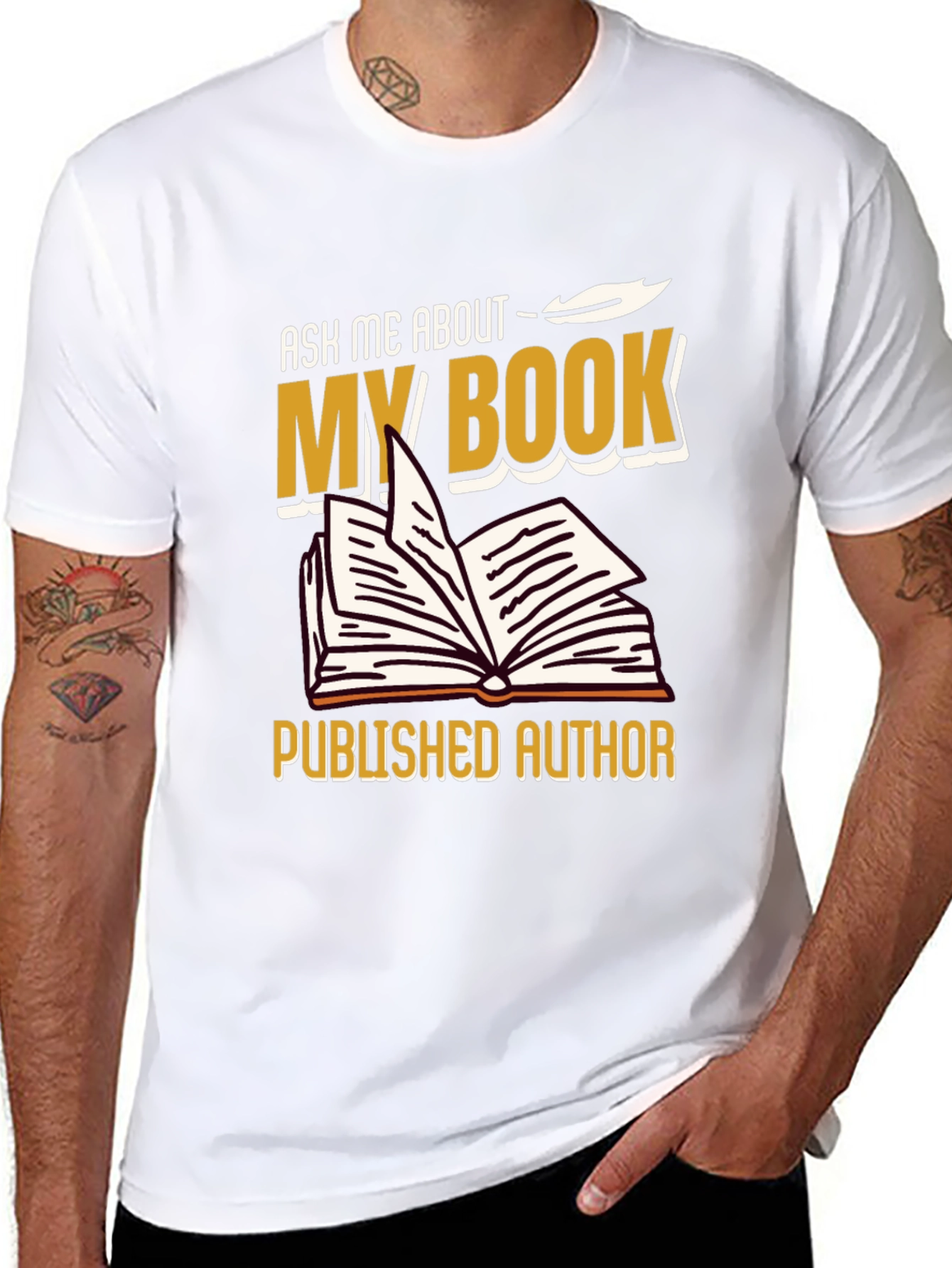Ask Me About My Book T-Shirt