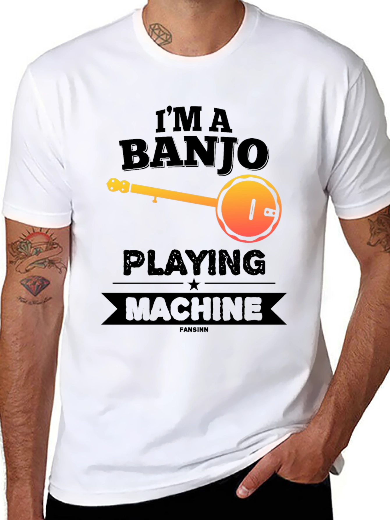 Im A Banjo Playing Machine T-Shirt