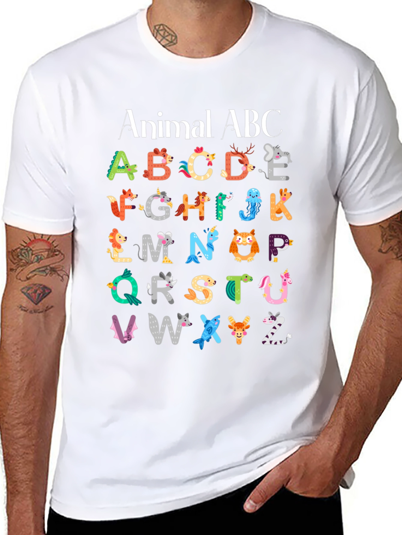 Animal ABCs T-Shirt - Fun Alphabet Learning Tee