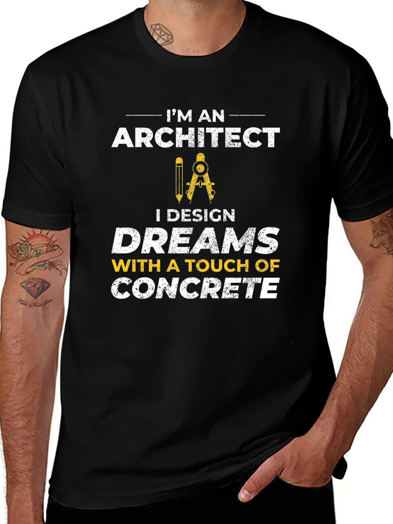 Architect Design Dreams T-Shirt Concrete Lover