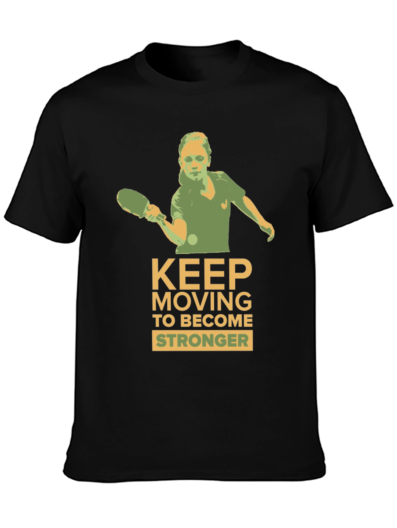 Motivational Table Tennis Graphic Tee