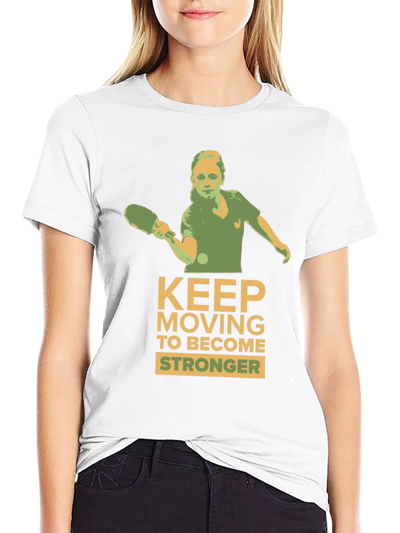 Motivational Table Tennis Graphic Tee