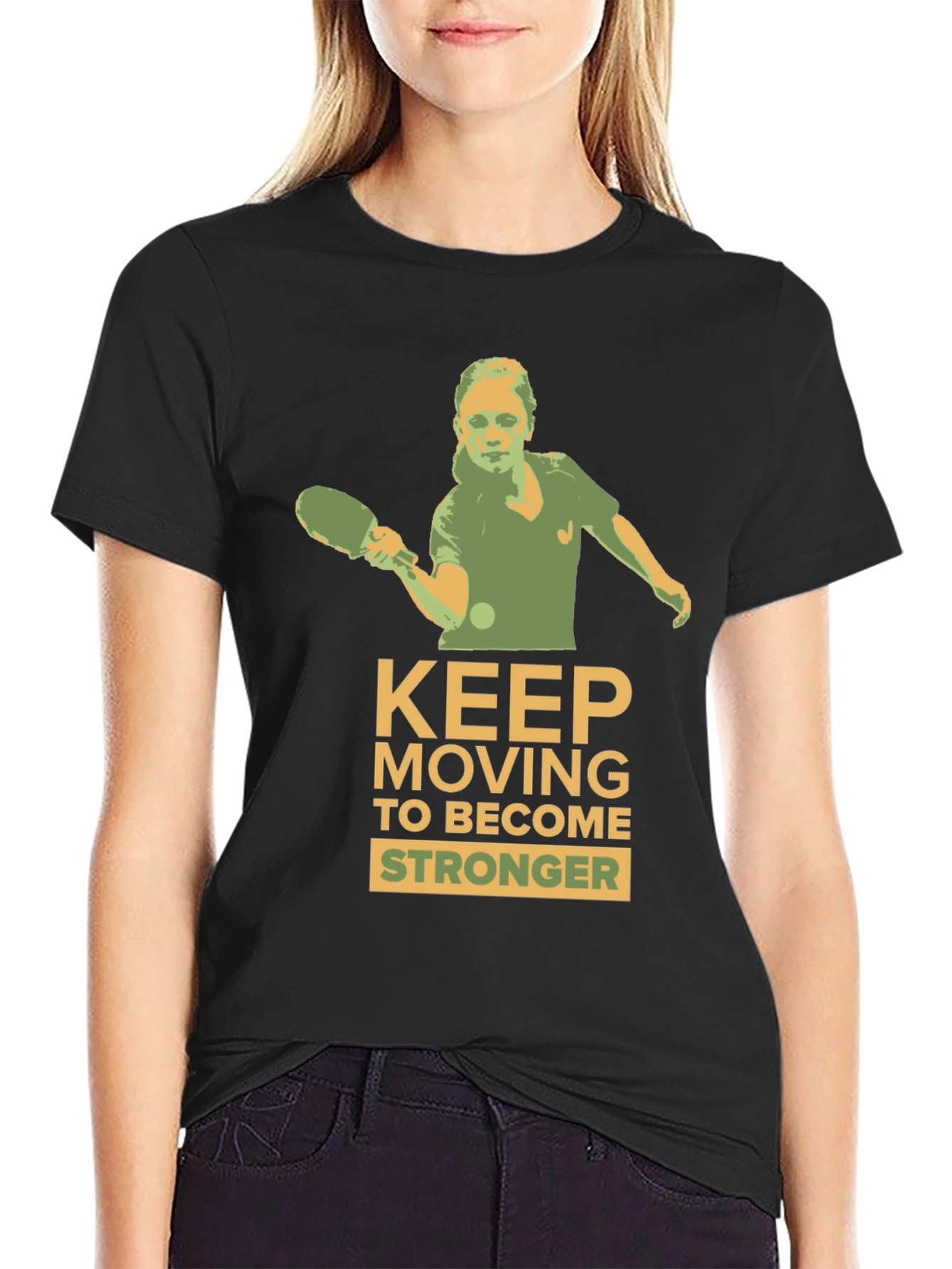 Motivational Table Tennis Graphic Tee