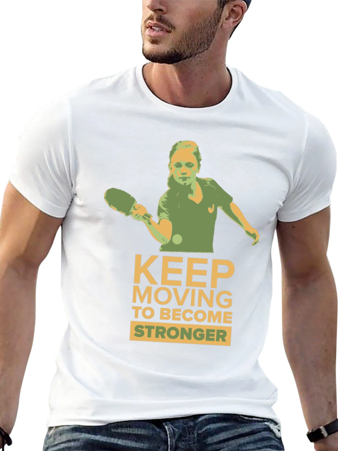 Motivational Table Tennis Graphic Tee