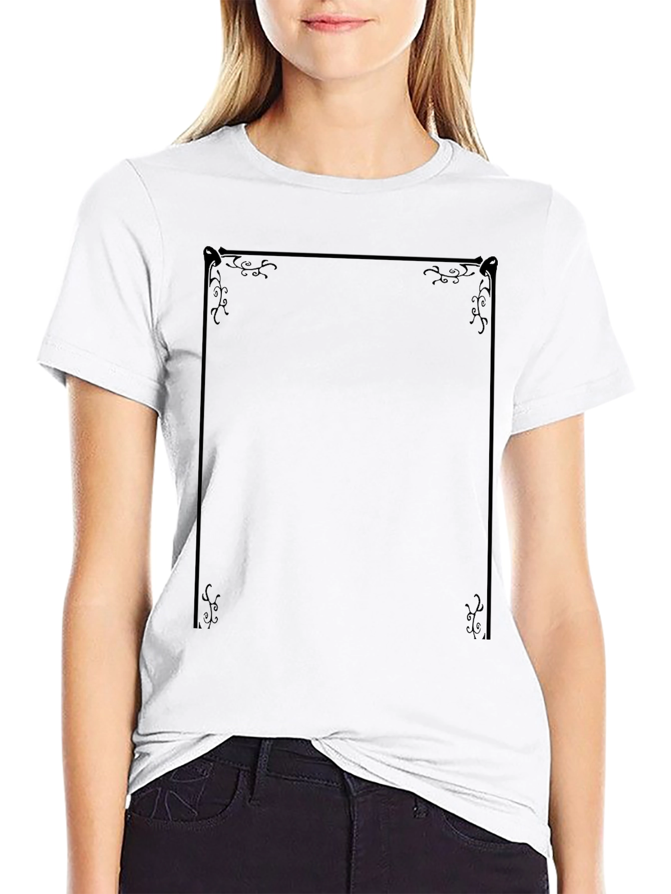 Framed Graphic Tee - Classic Style