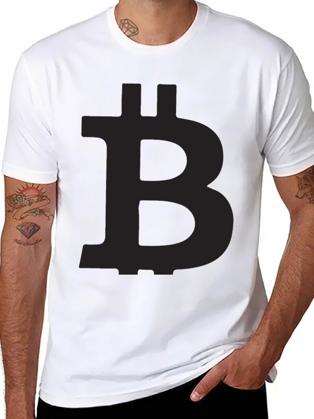 Bitcoin Black Graphic Tee - Crypto Currency Shirt