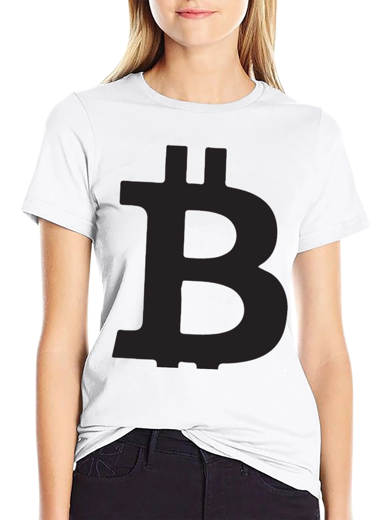 Bitcoin Black Graphic Tee - Crypto Currency Shirt