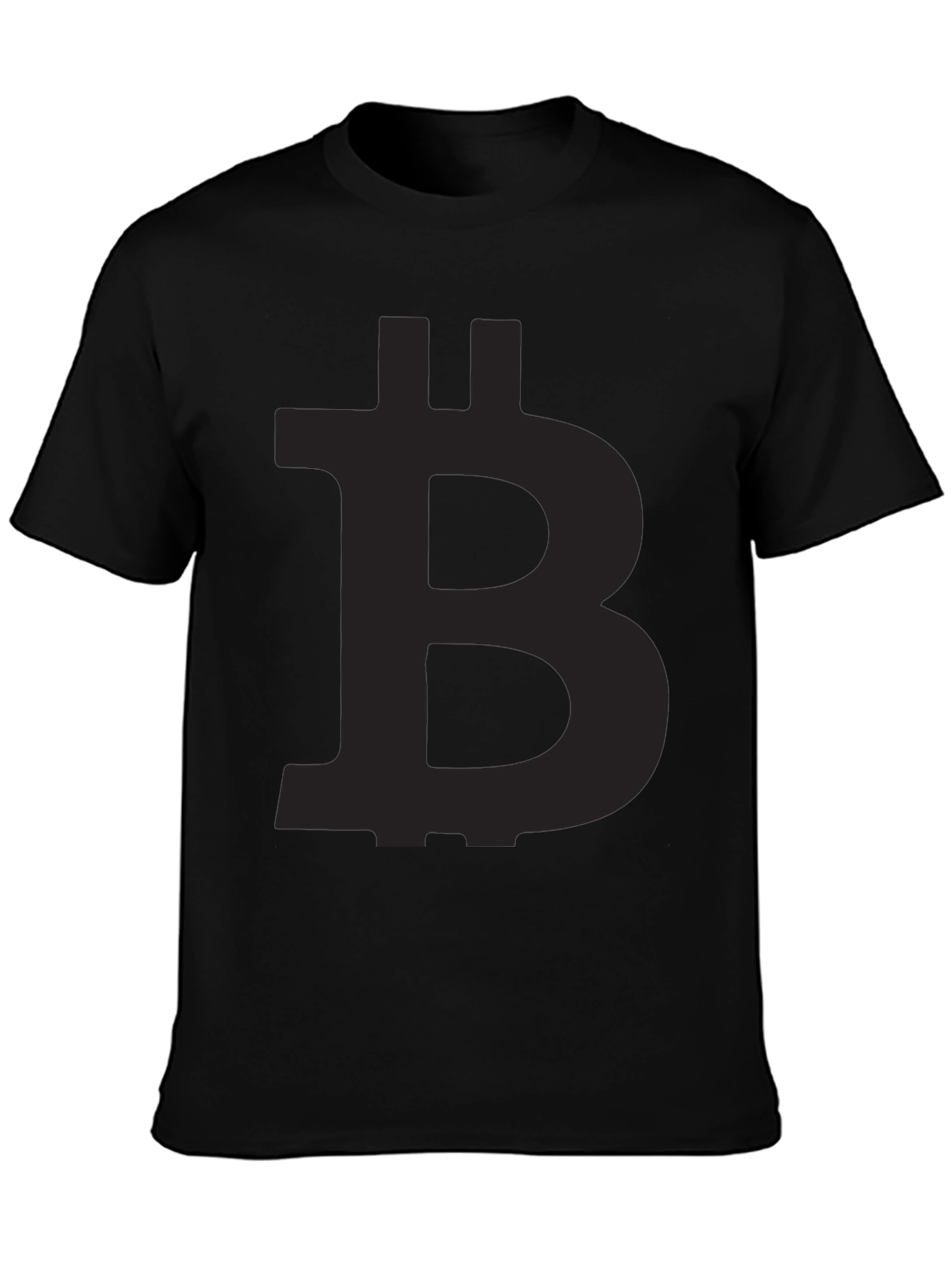 Bitcoin Black Graphic Tee - Crypto Currency Shirt