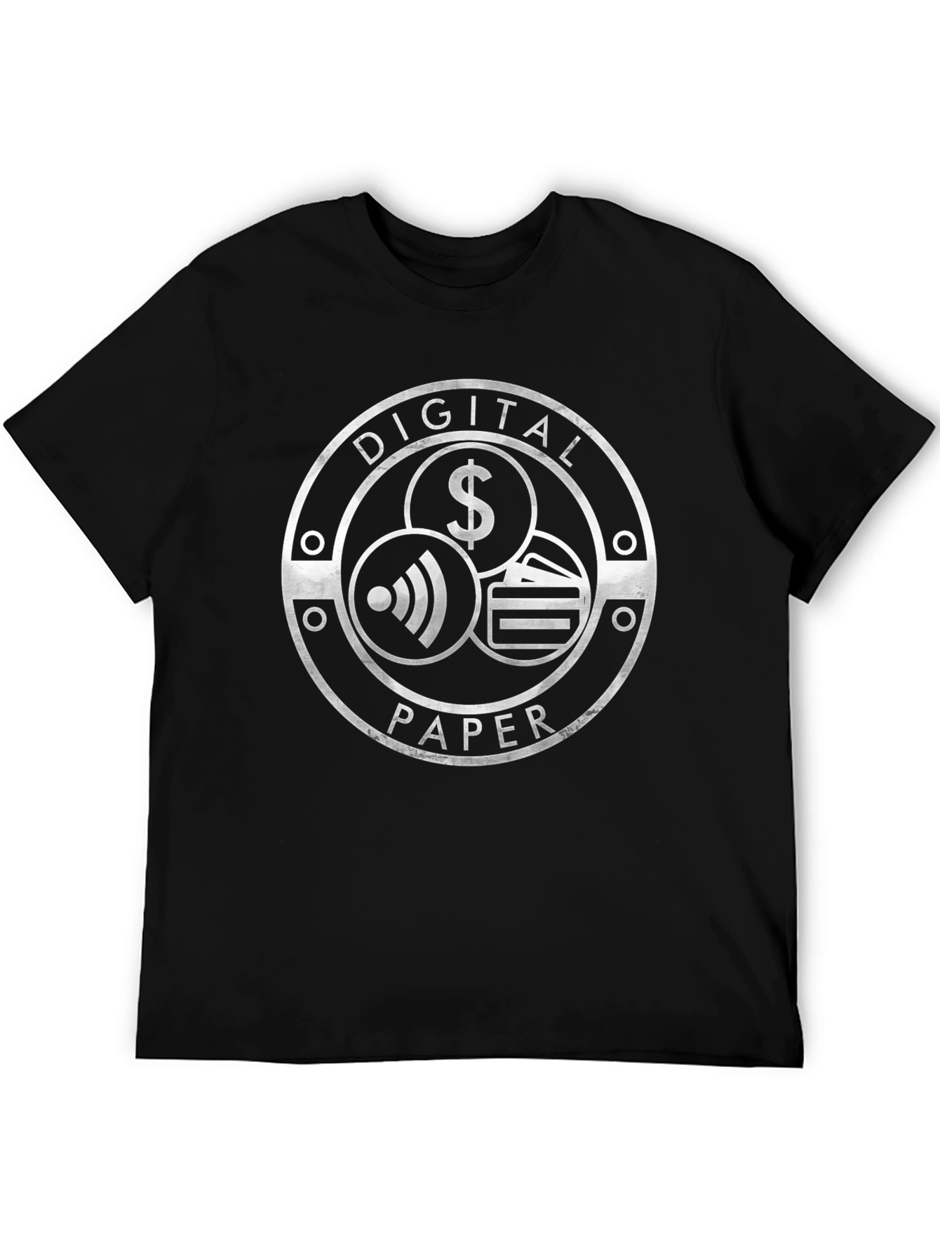 Digital Paper T-Shirt - Contactless Payment Design