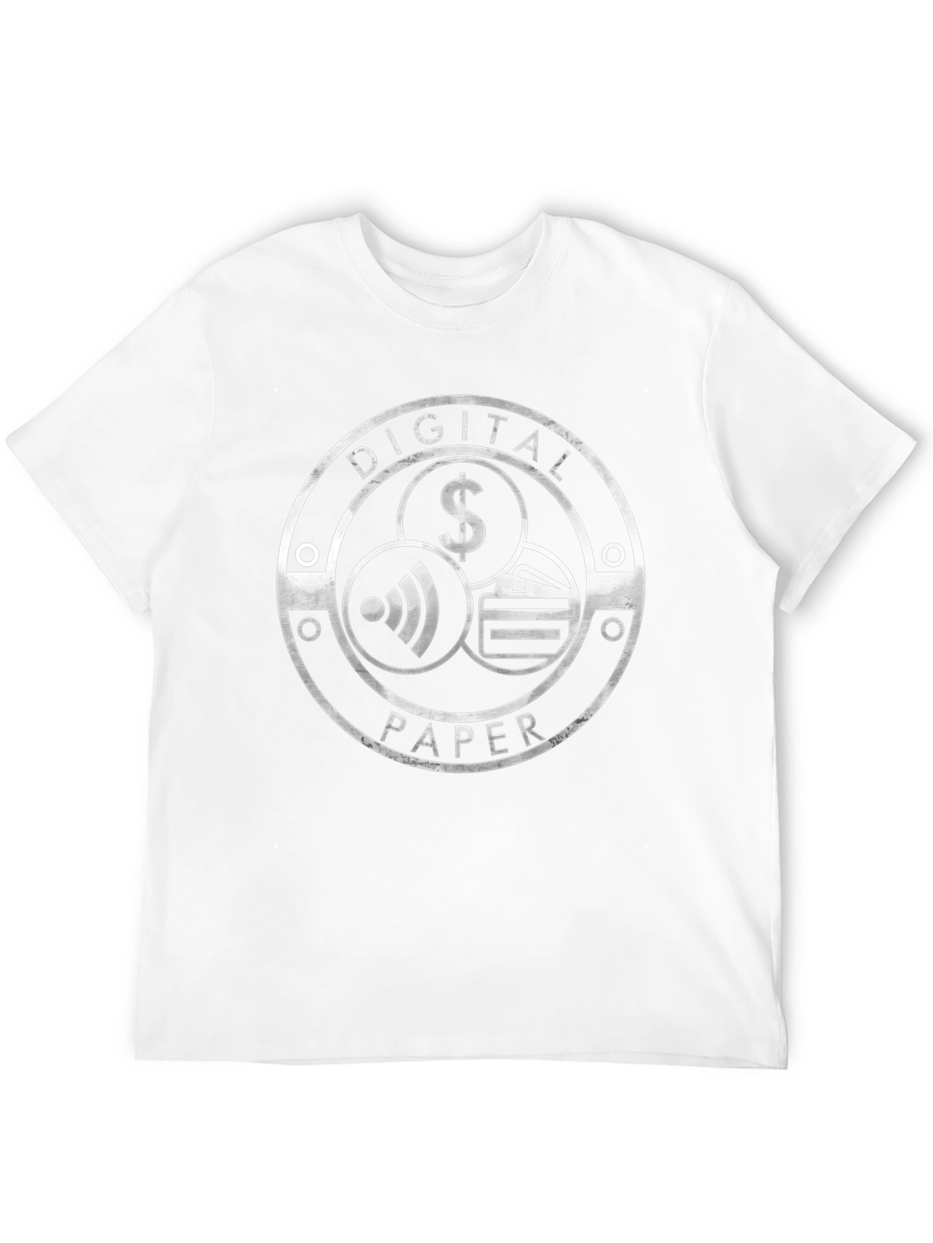 Digital Paper T-Shirt - Contactless Payment Design
