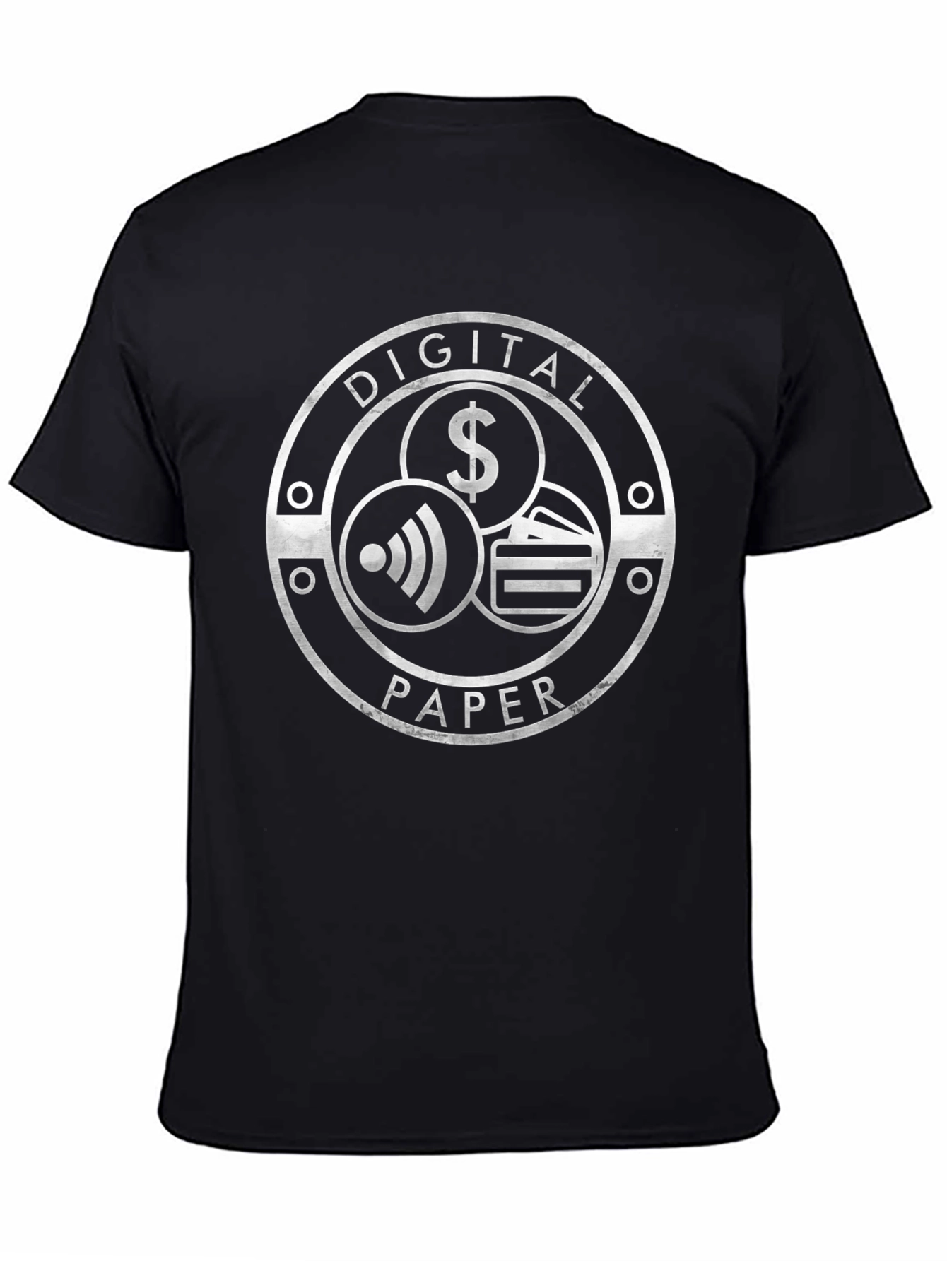 Digital Paper T-Shirt - Contactless Payment Design