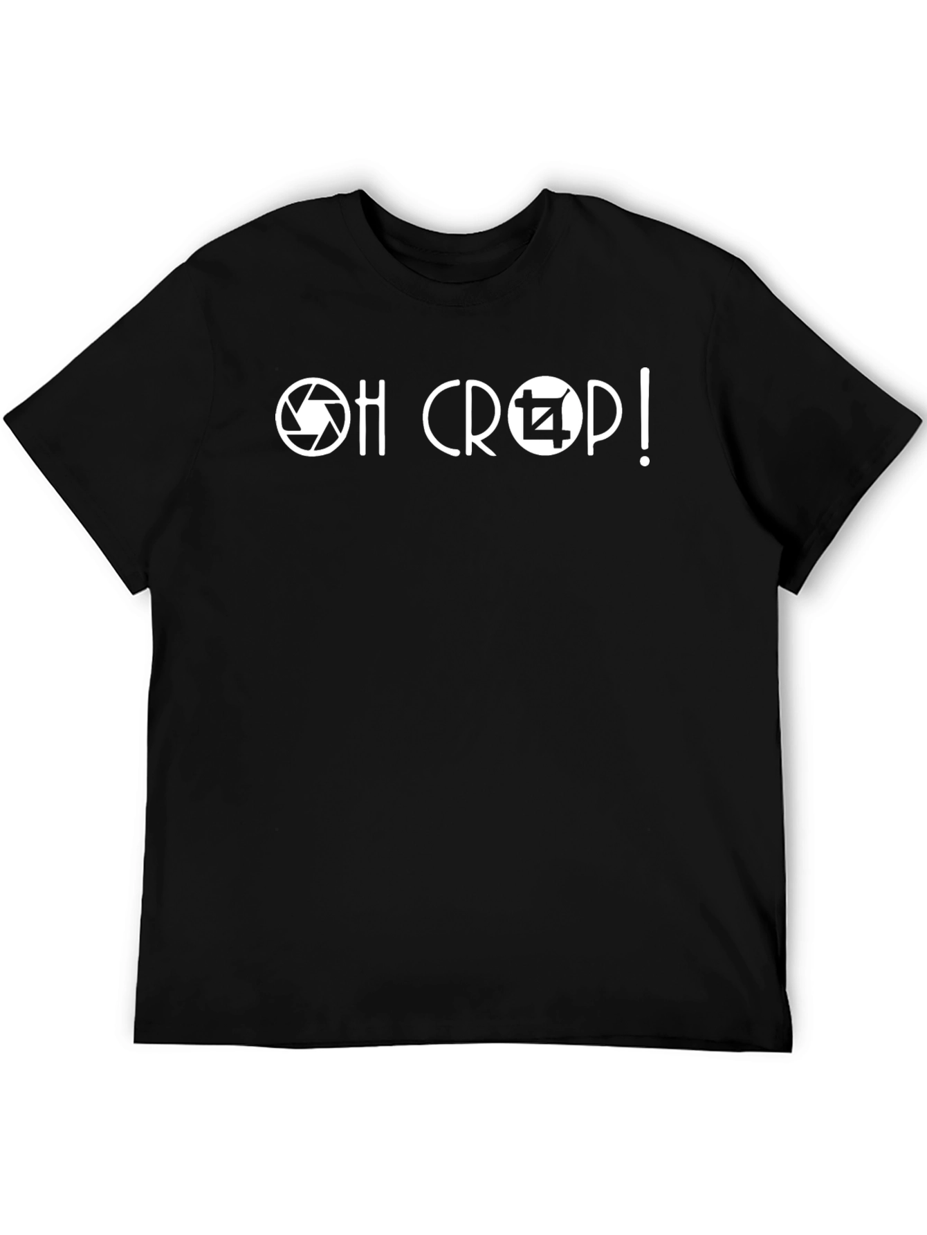 Oh Crop! Photographers Black Graphic Tee