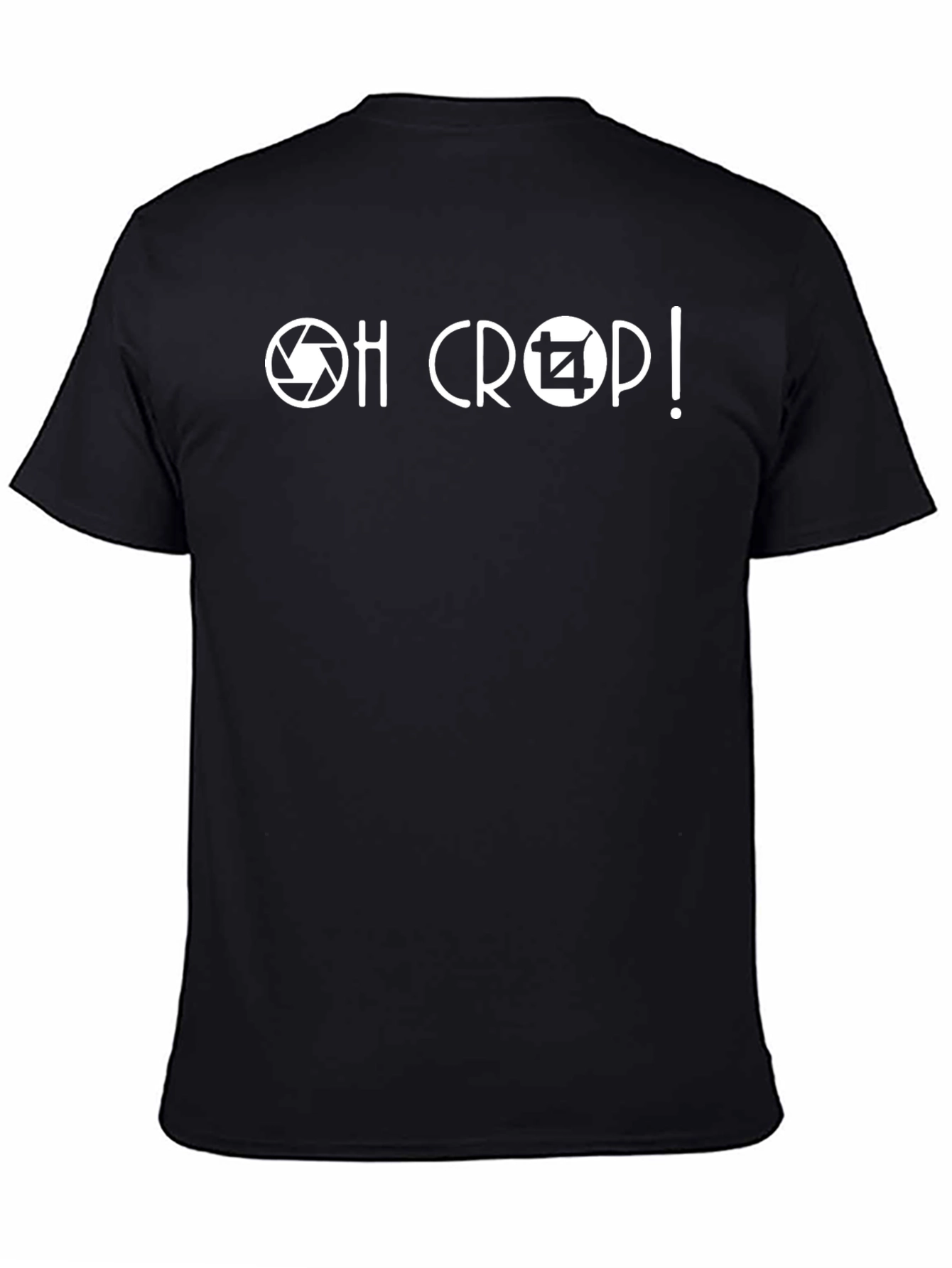 Oh Crop! Photographers Black Graphic Tee