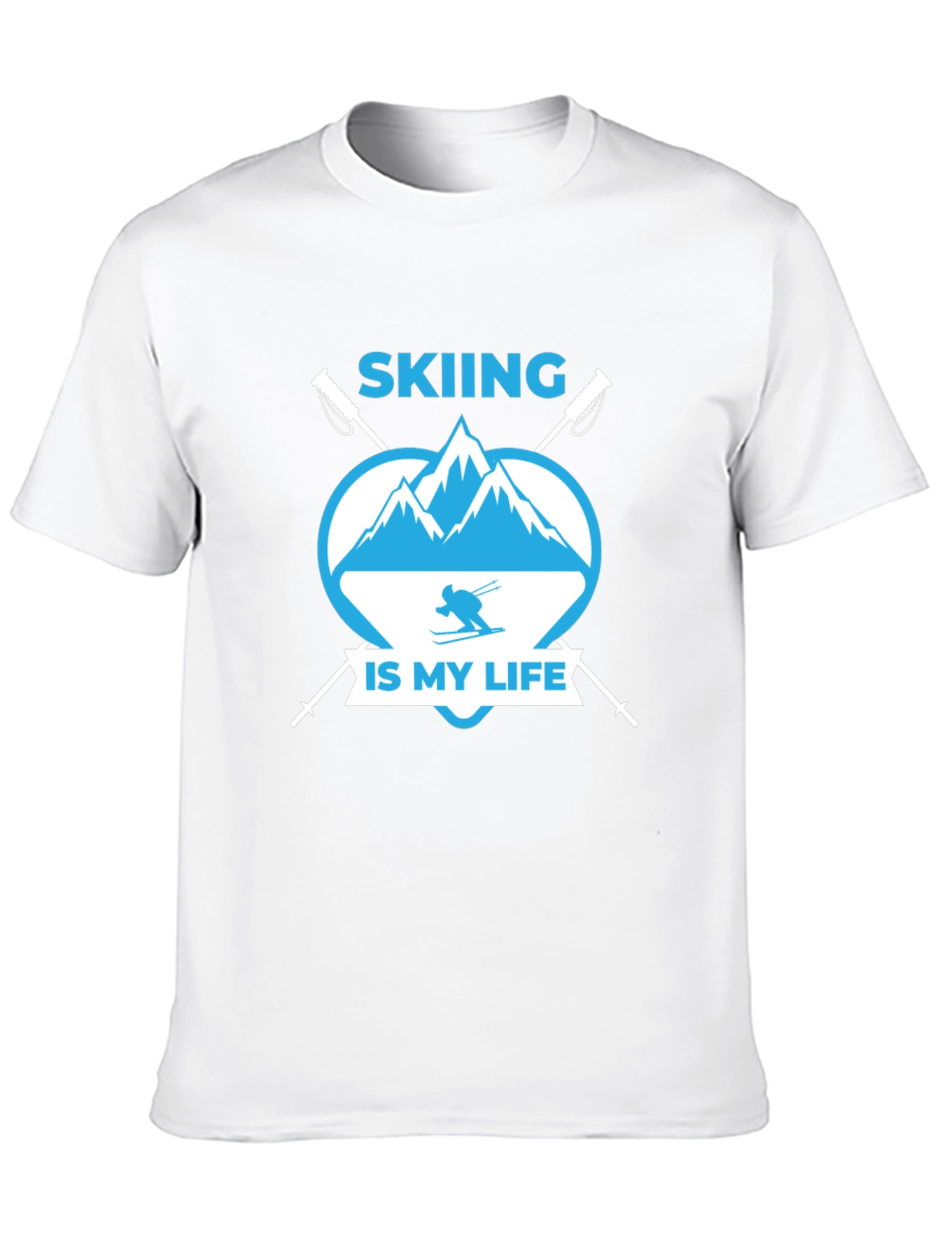 Skiing is My Life Graphic Tee