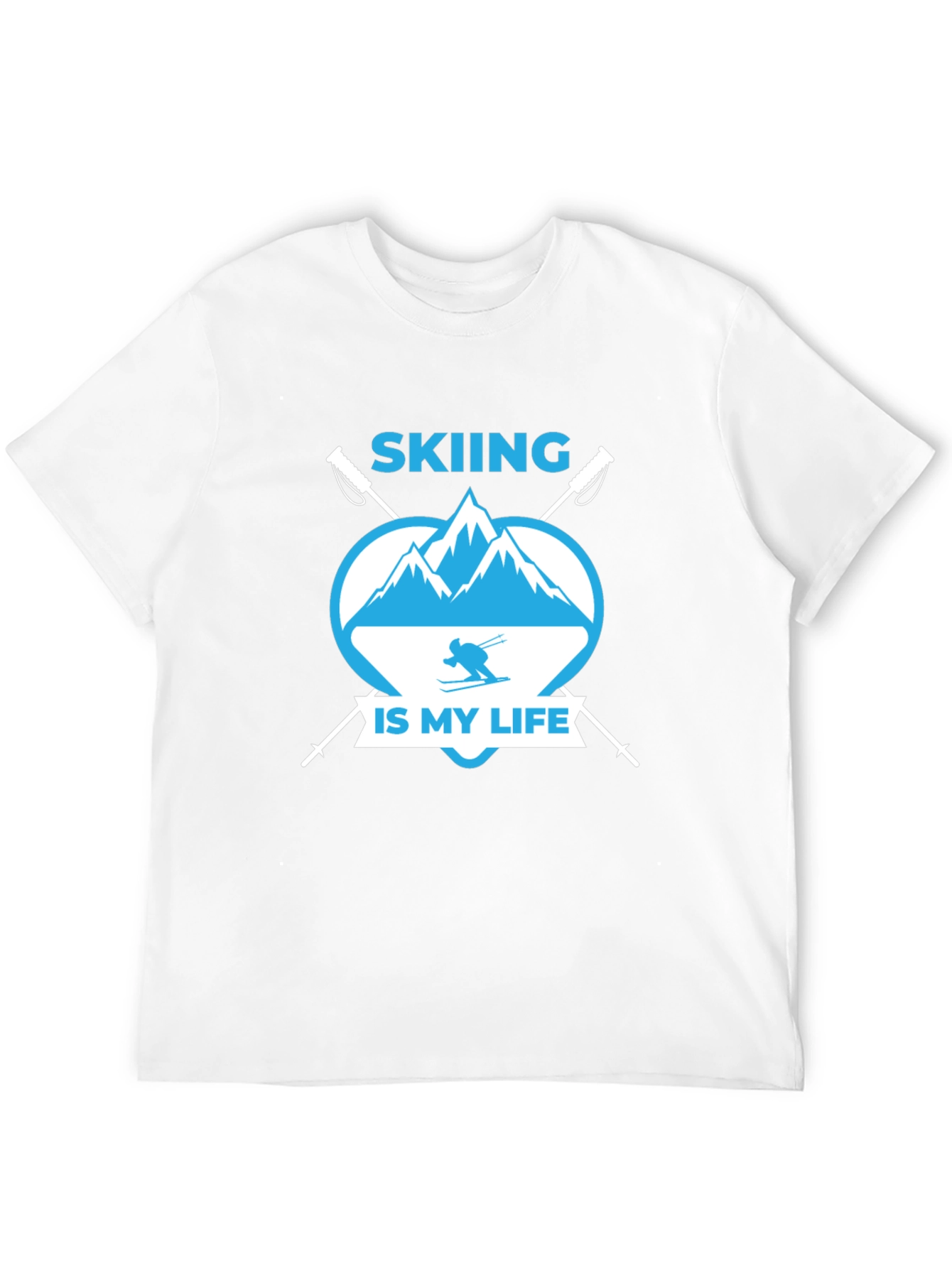 Skiing is My Life Graphic Tee