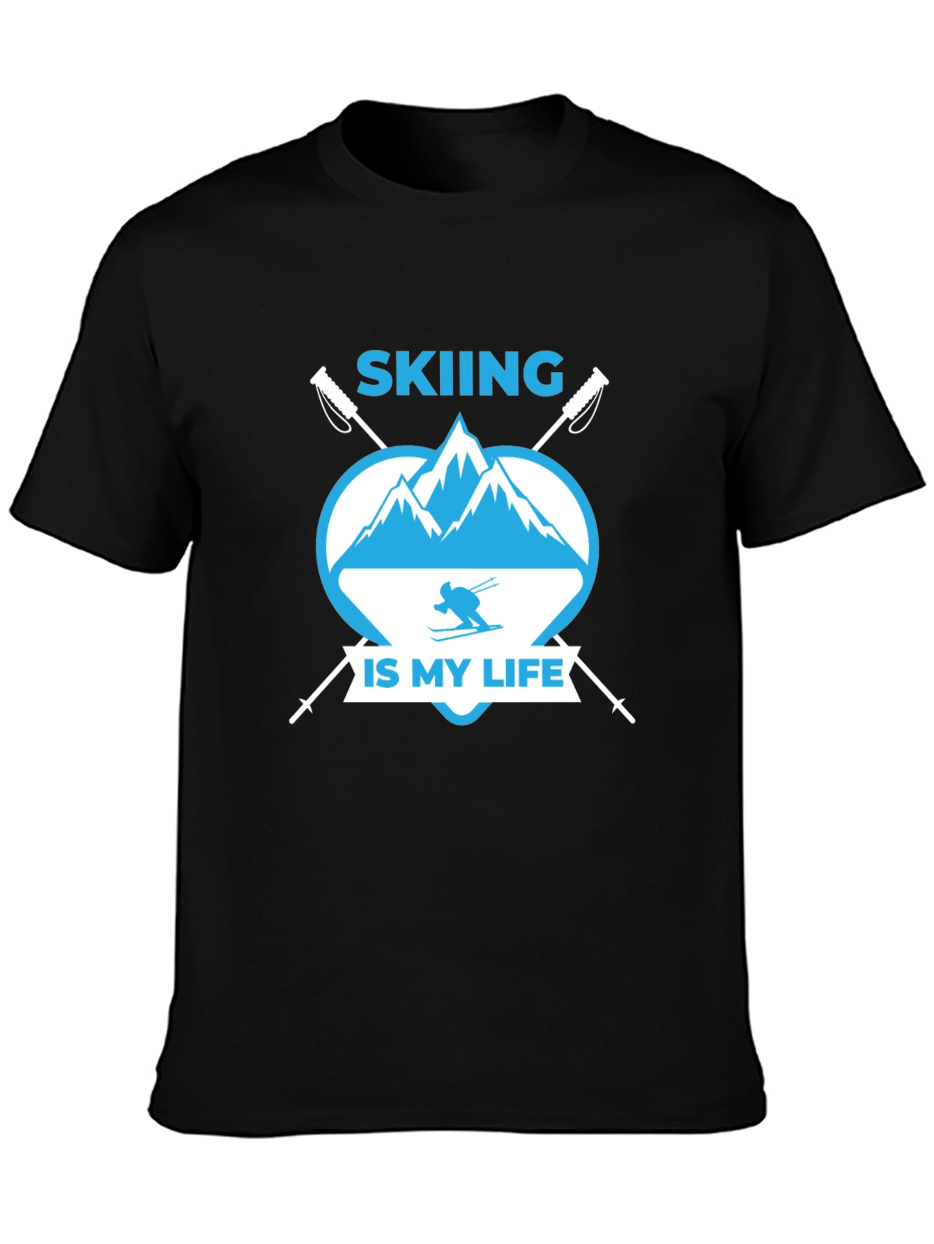 Skiing is My Life Graphic Tee