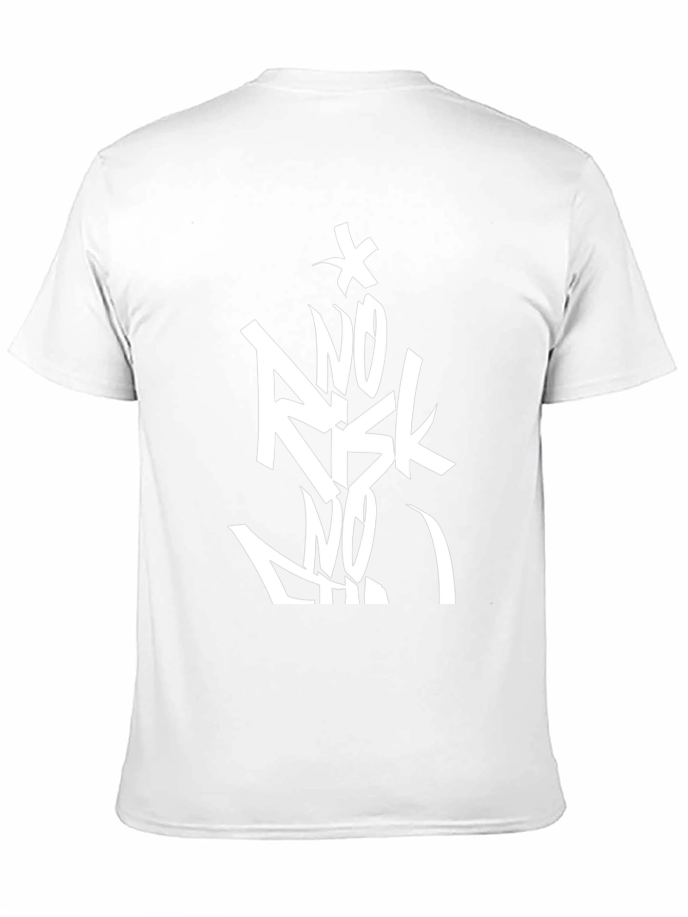 No Risk No Fun Black Graphic Tee