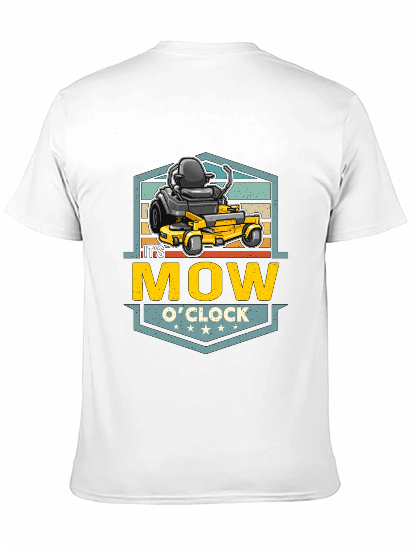 Its Mow OClock Black Graphic Tee