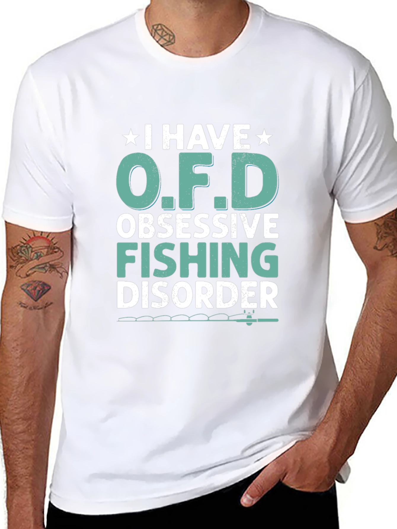 Obsessive Fishing Disorder T-Shirt - Angler Gift