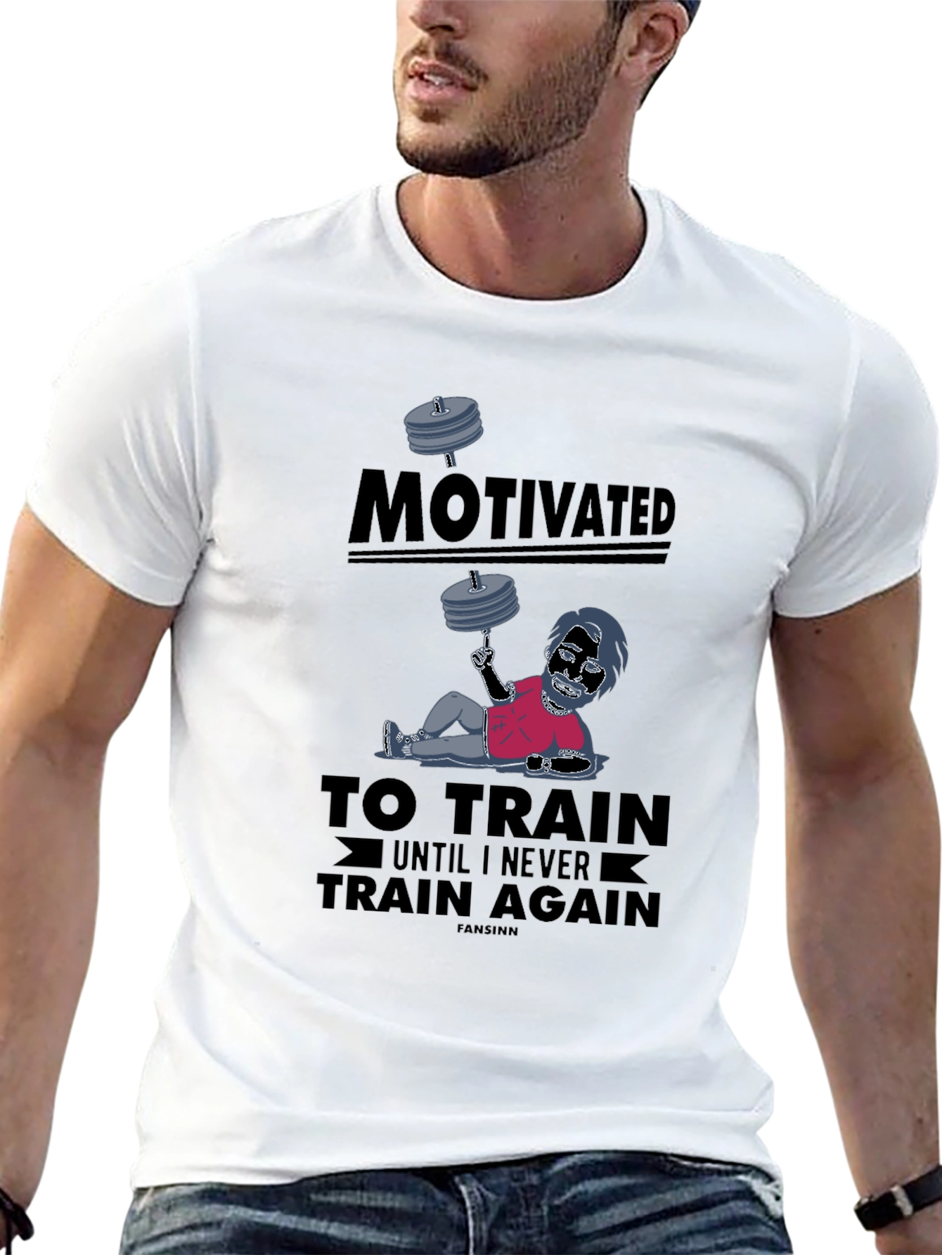 Motivated To Train Graphic T-Shirt