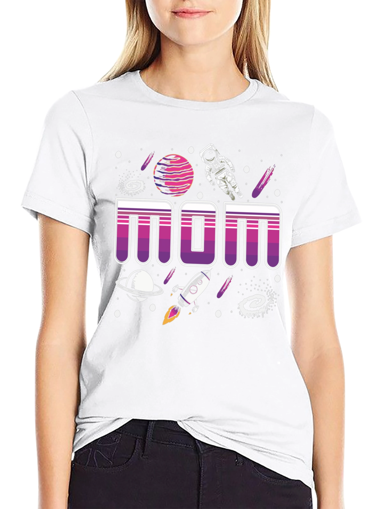 Retro Space Mom T-Shirt