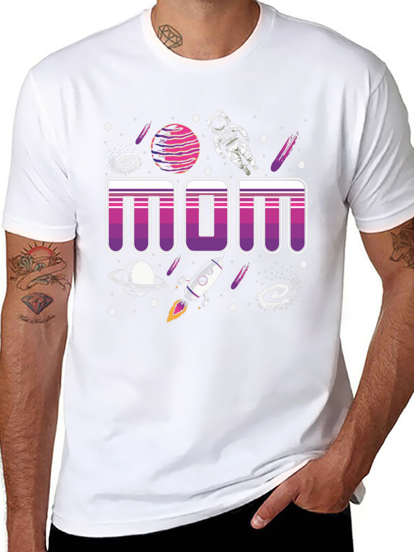 Retro Space Mom T-Shirt