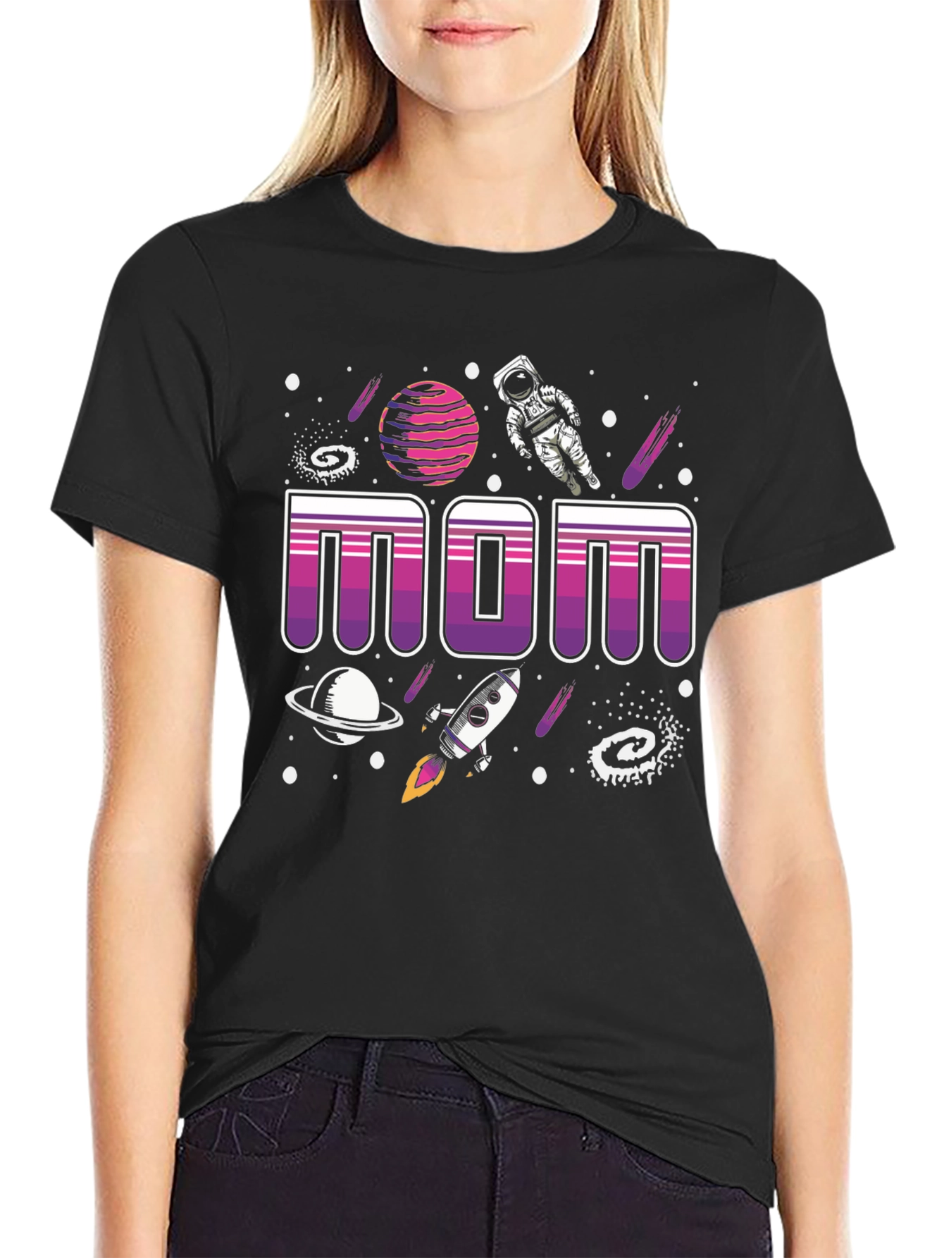 Retro Space Mom T-Shirt