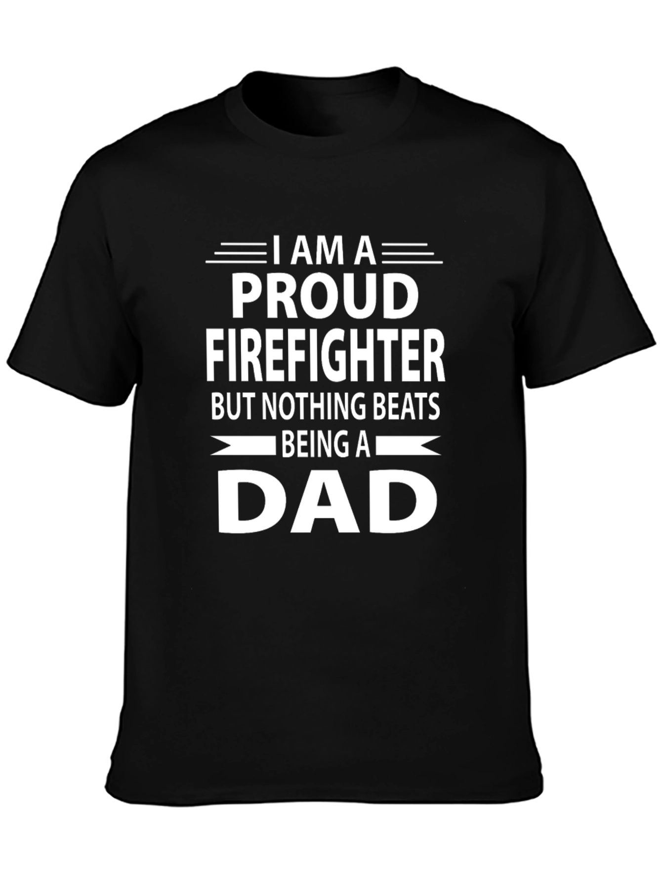Proud Firefighter Dad T-Shirt