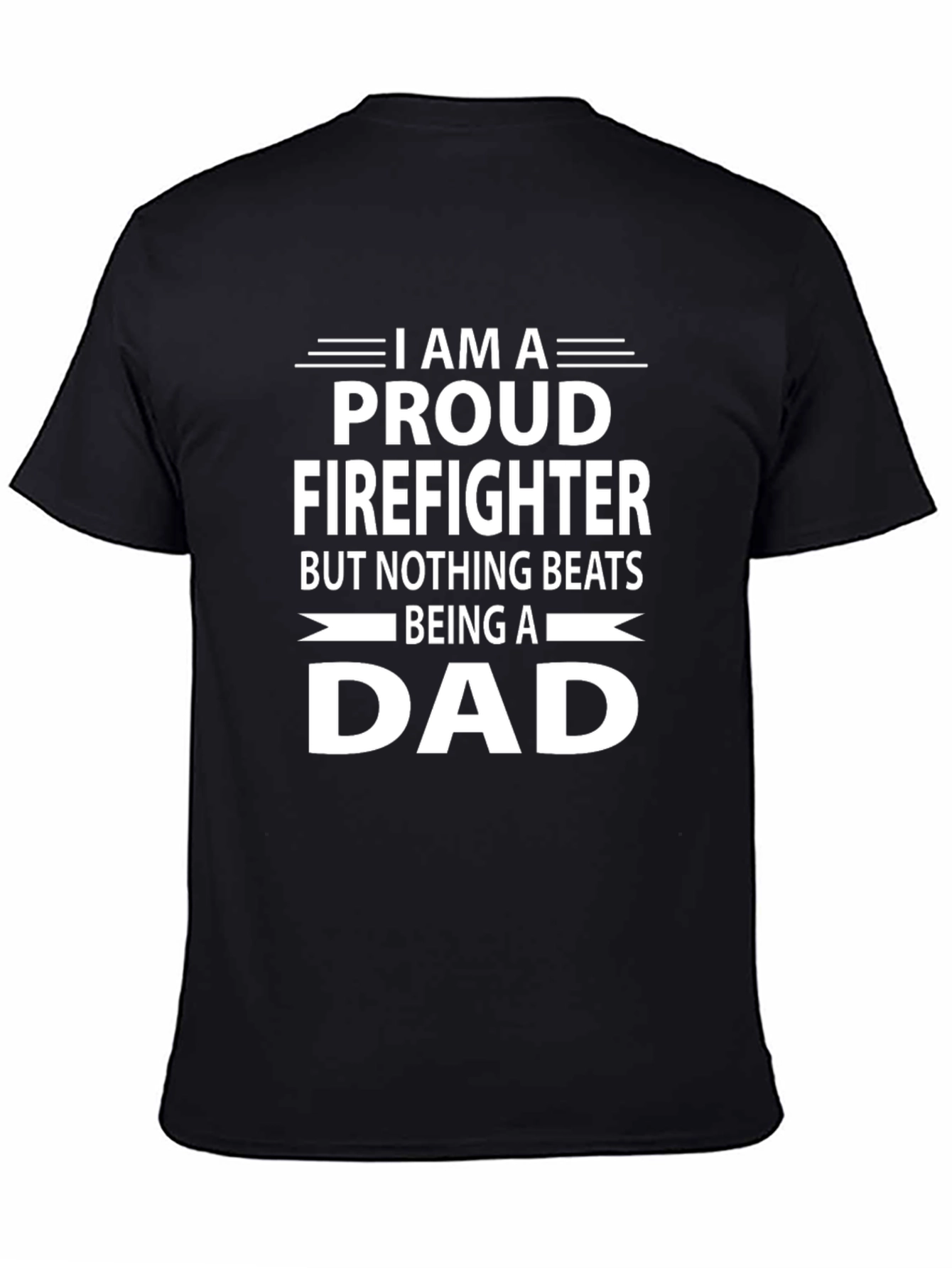 Proud Firefighter Dad T-Shirt