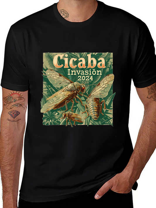 Cicada Invasion 2024 Black T-Shirt