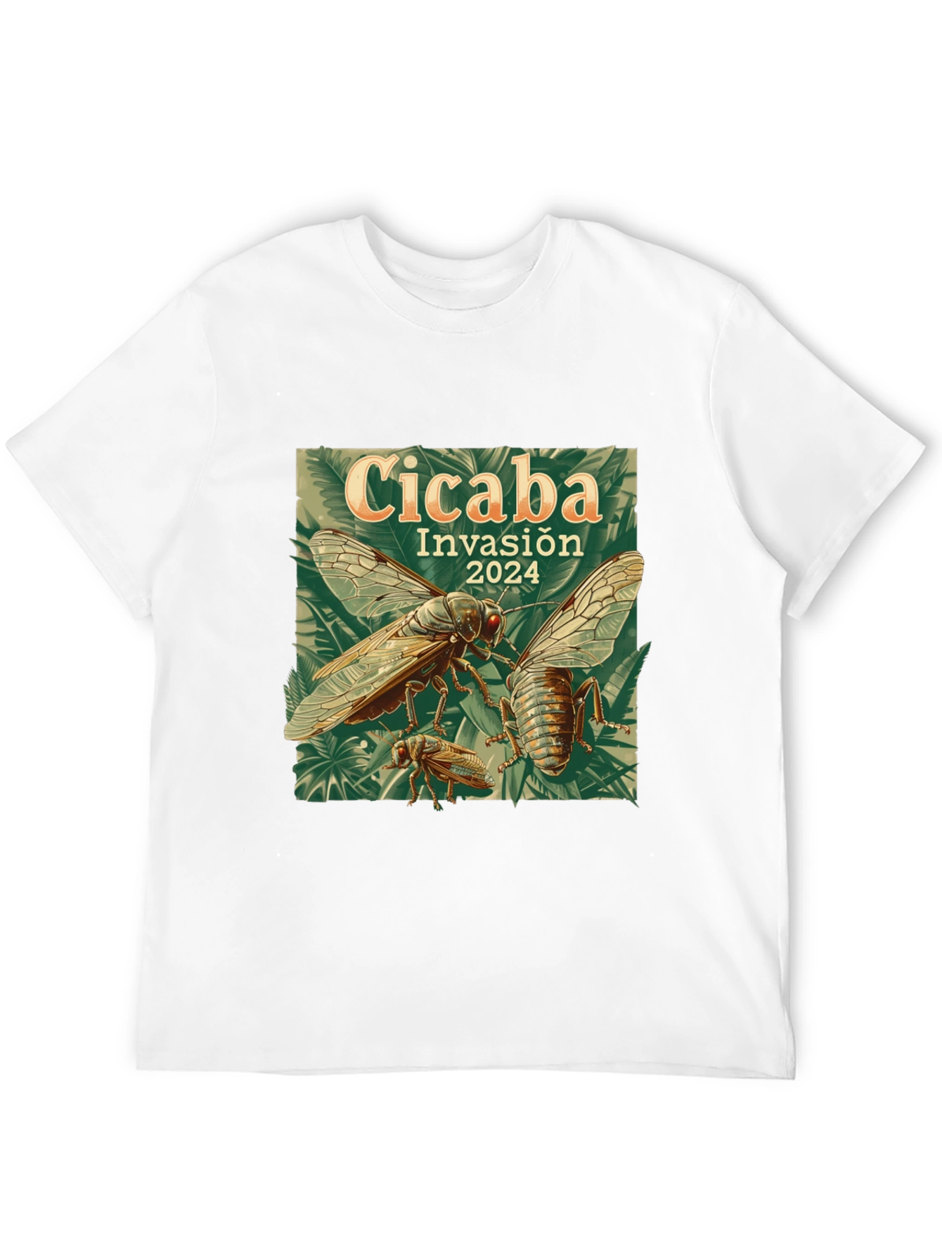 Cicada Invasion 2024 Black T-Shirt