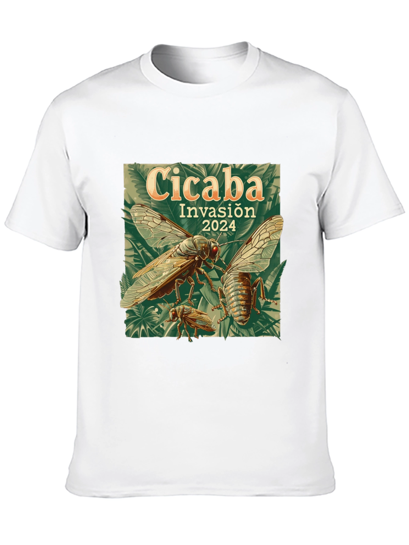 Cicada Invasion 2024 Black T-Shirt