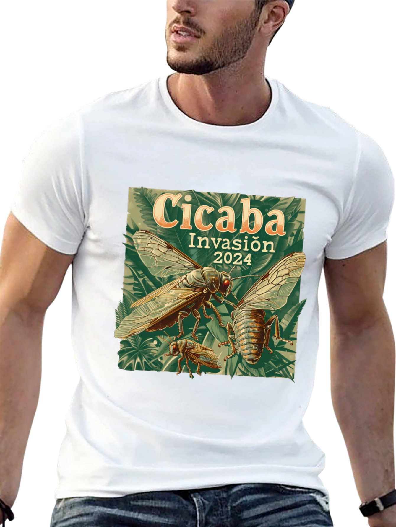 Cicada Invasion 2024 Black T-Shirt