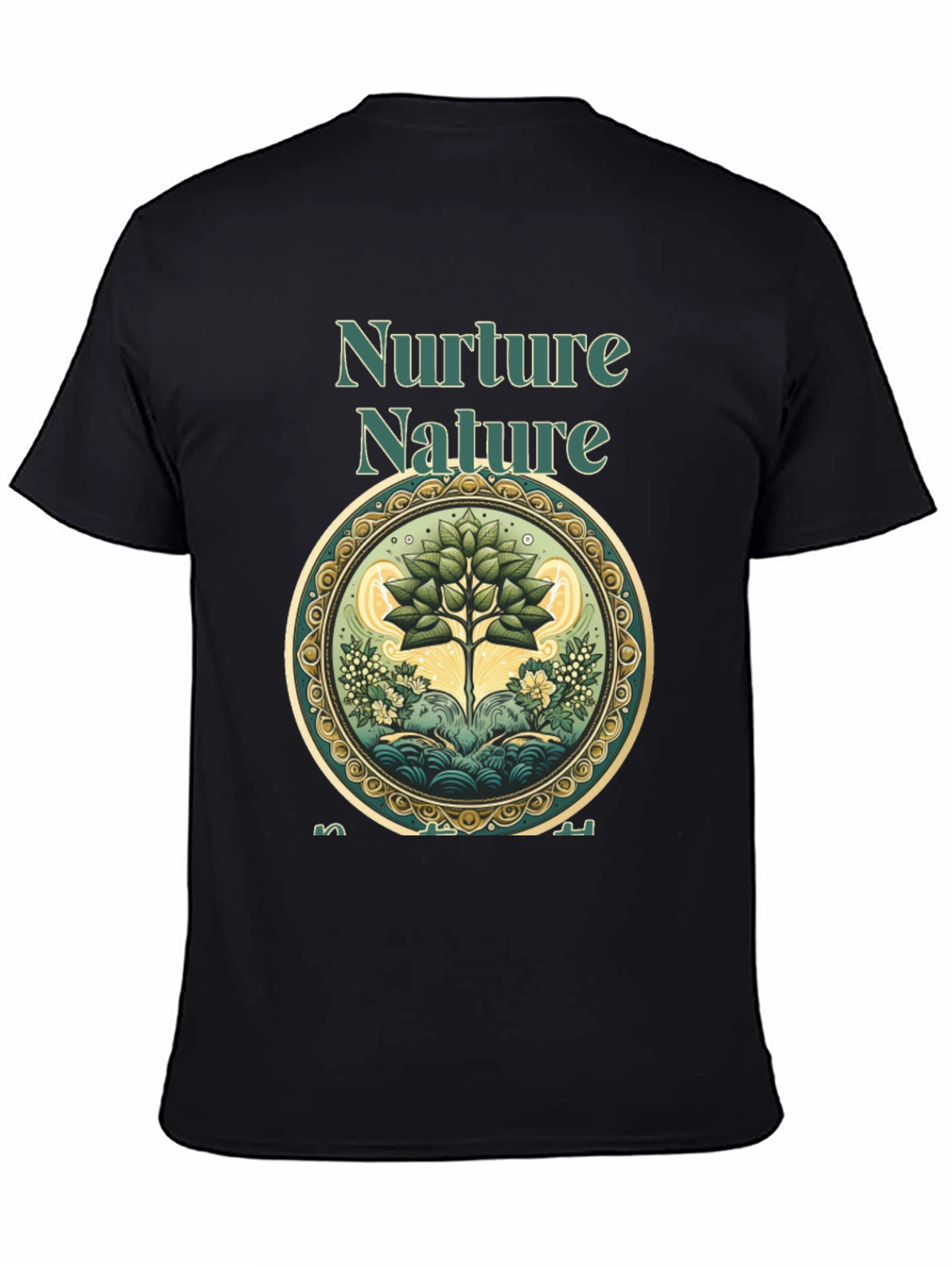 Nurture Nature Graphic Tee - Eco-Friendly Design