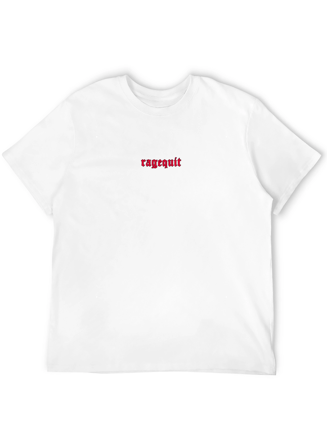 Ragequit Black Crewneck T-Shirt