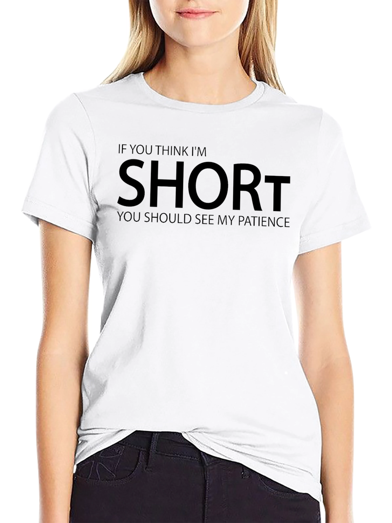 Humorous Graphic T-Shirt - Short Patience