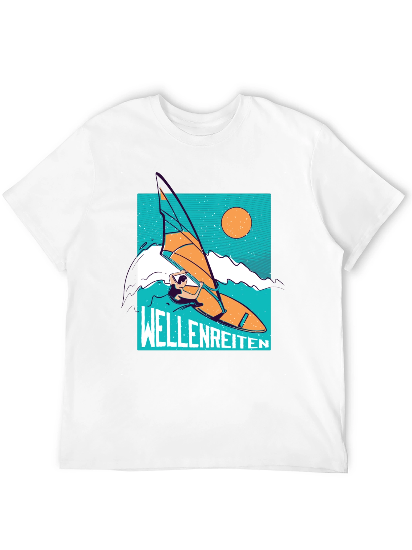 Wellenreiten T-Shirt - Windsurfing Graphic Tee