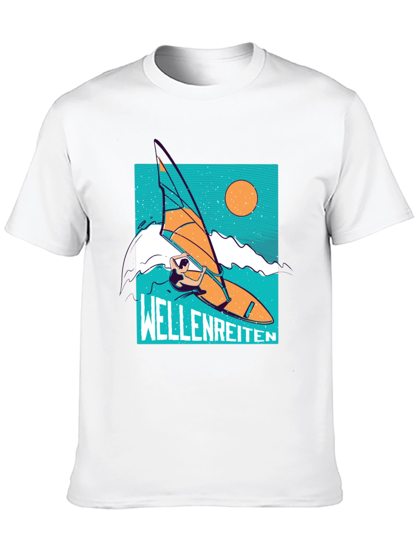 Wellenreiten T-Shirt - Windsurfing Graphic Tee